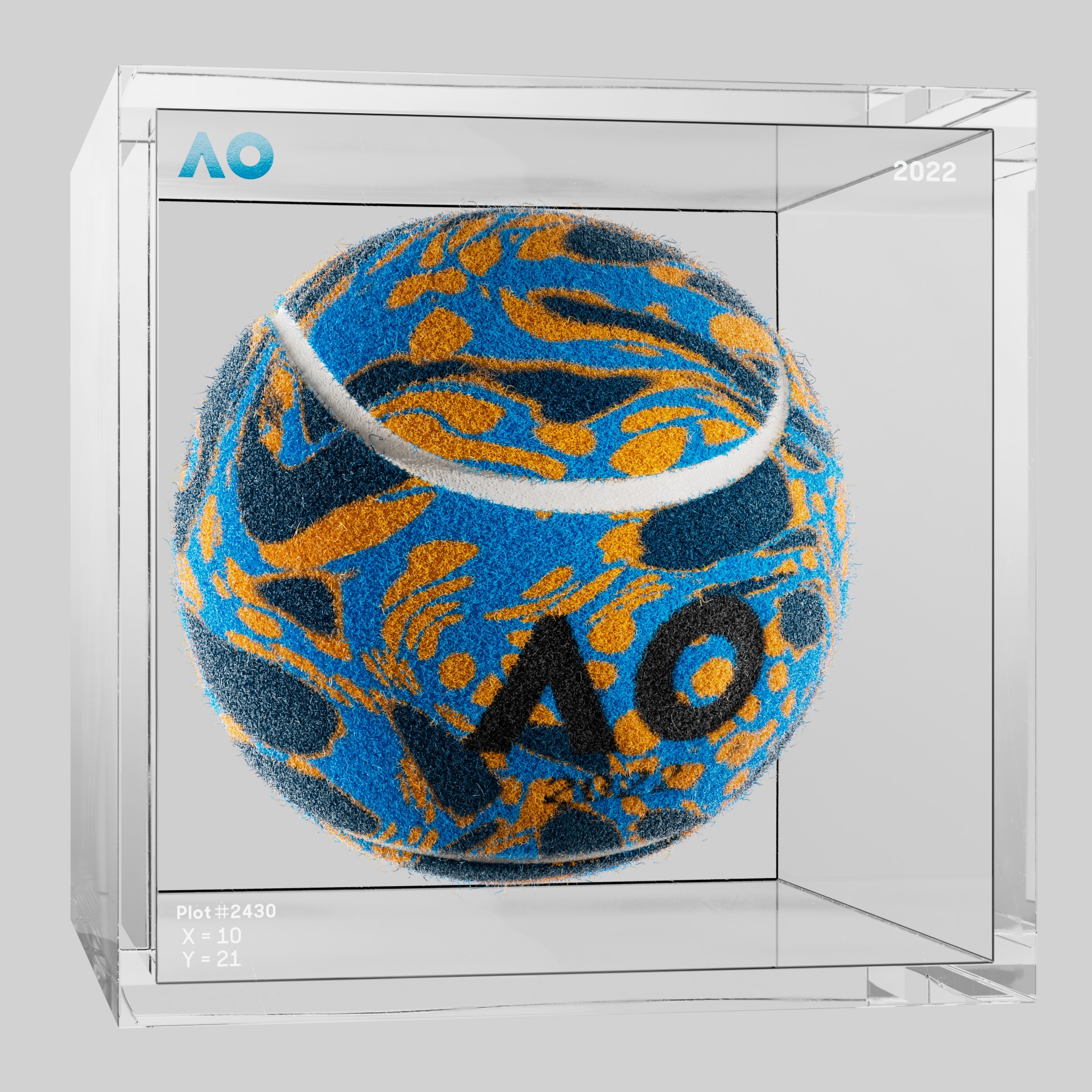 The Australian Open - The Australian Open Art Ball - AO Art Ball #4769 - NFT # 4769