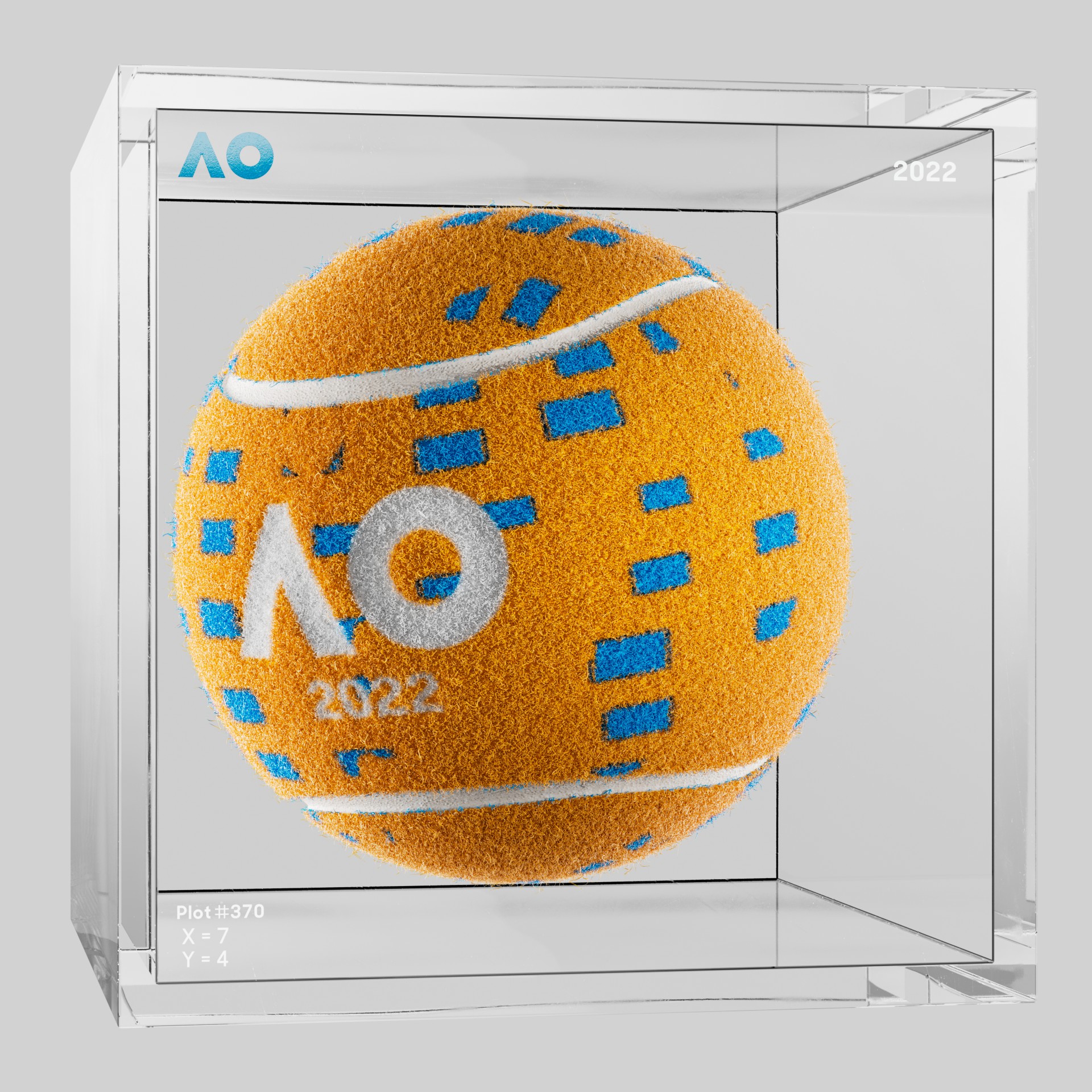 The Australian Open - The Australian Open Art Ball - AO Art Ball #4770 - NFT # 4770