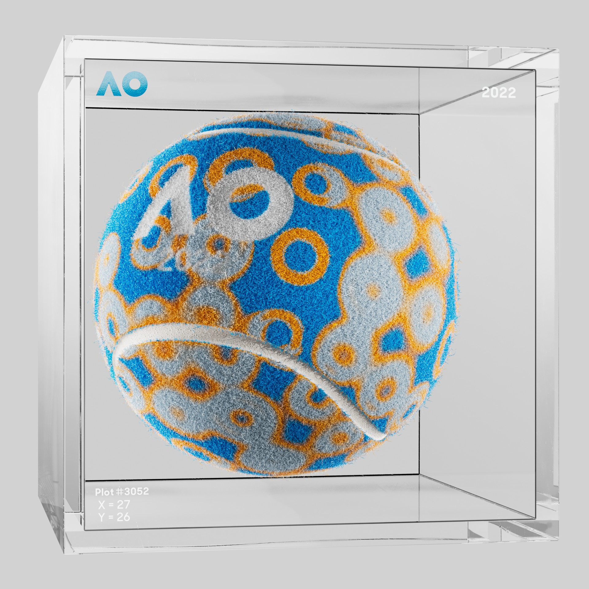 The Australian Open - The Australian Open Art Ball - AO Art Ball #4779 - NFT # 4779