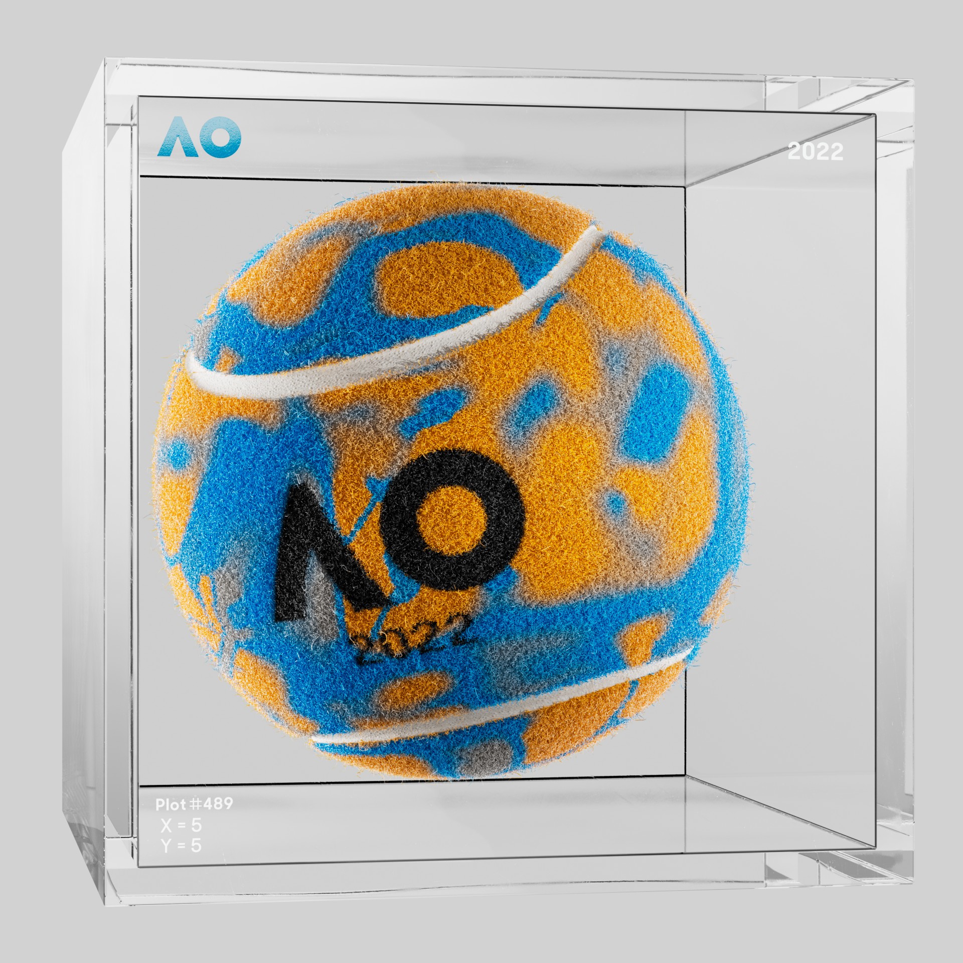 The Australian Open - The Australian Open Art Ball - AO Art Ball #4792 - NFT # 4792