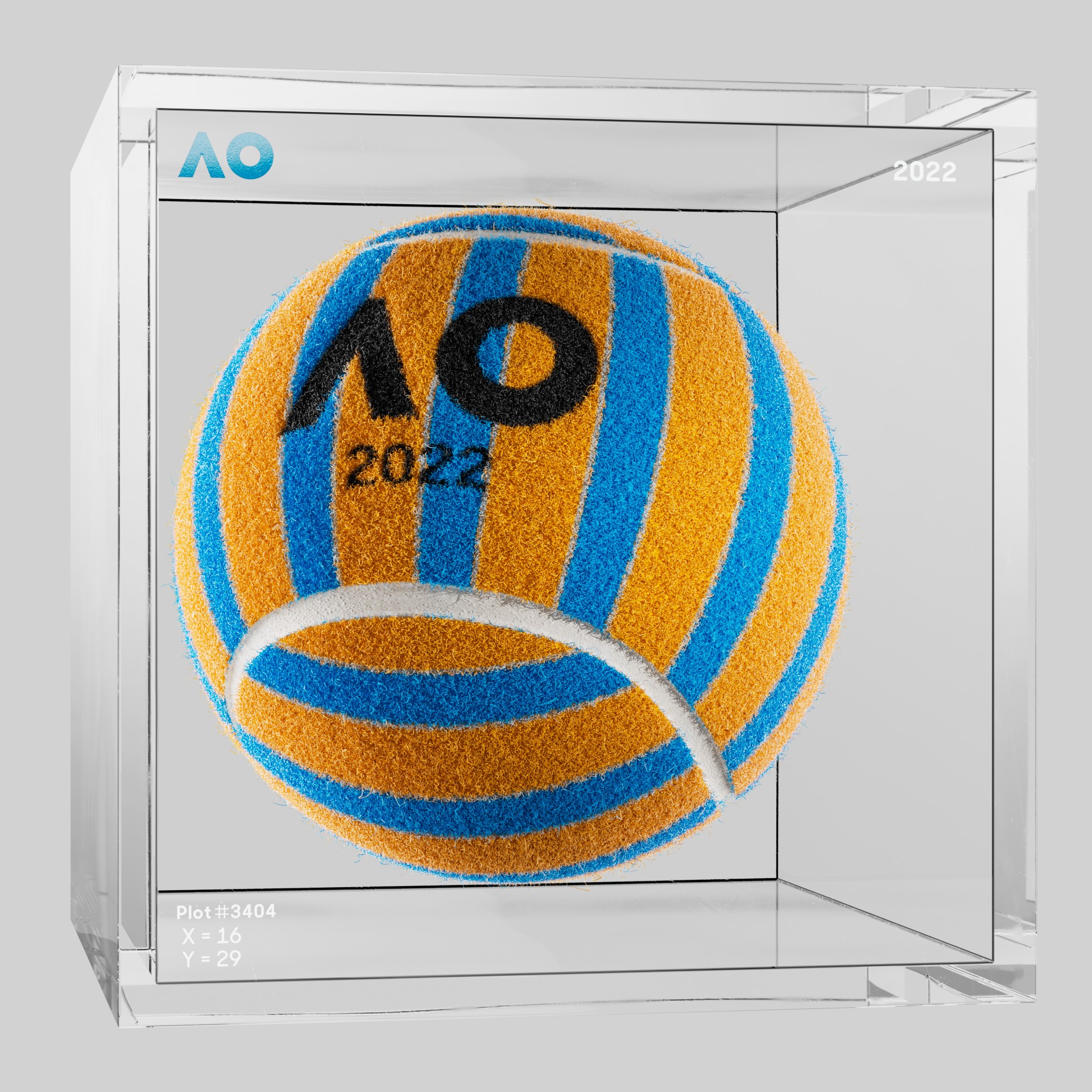 The Australian Open - The Australian Open Art Ball - AO Art Ball #4793 - NFT # 4793