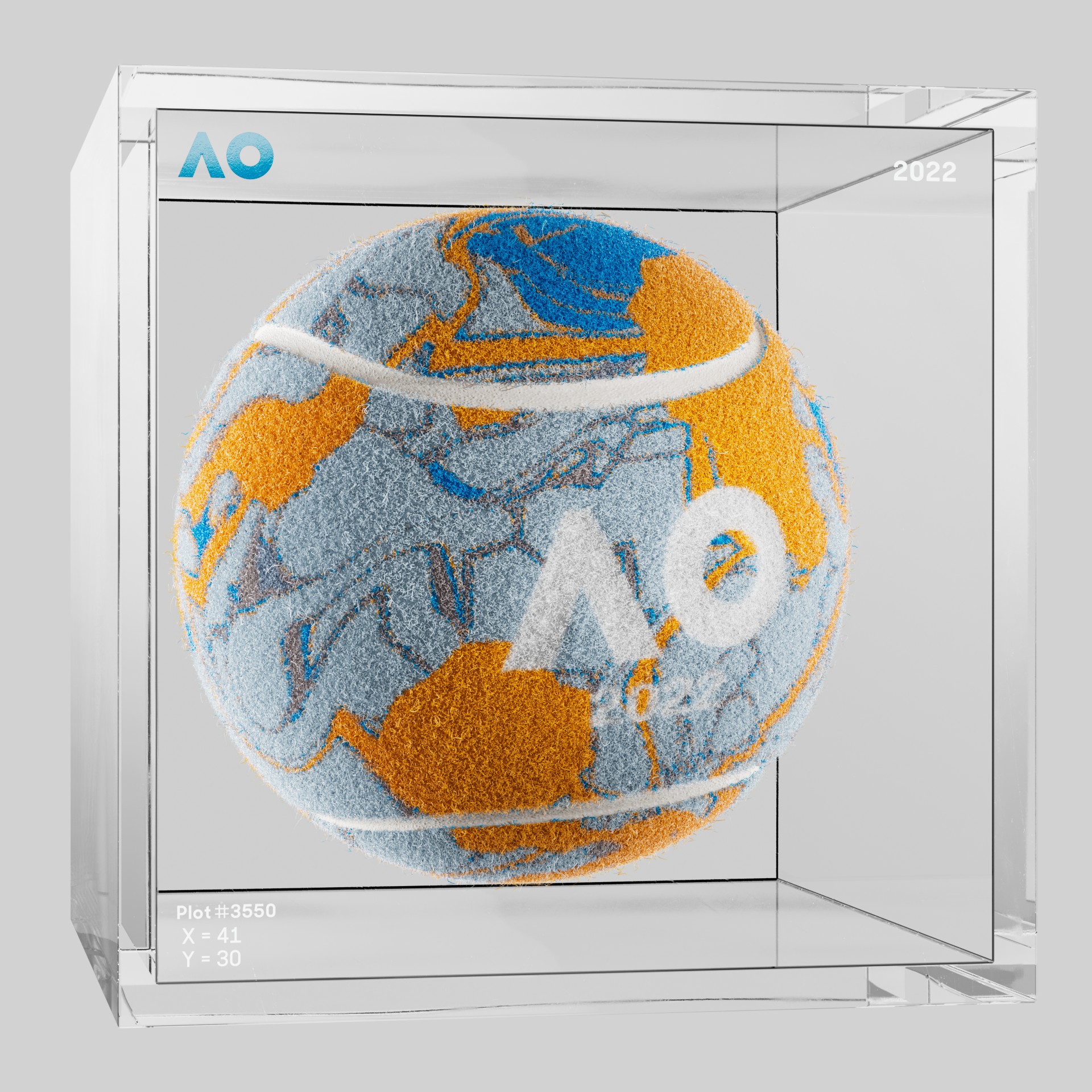 The Australian Open - The Australian Open Art Ball - AO Art Ball #4794 - NFT # 4794