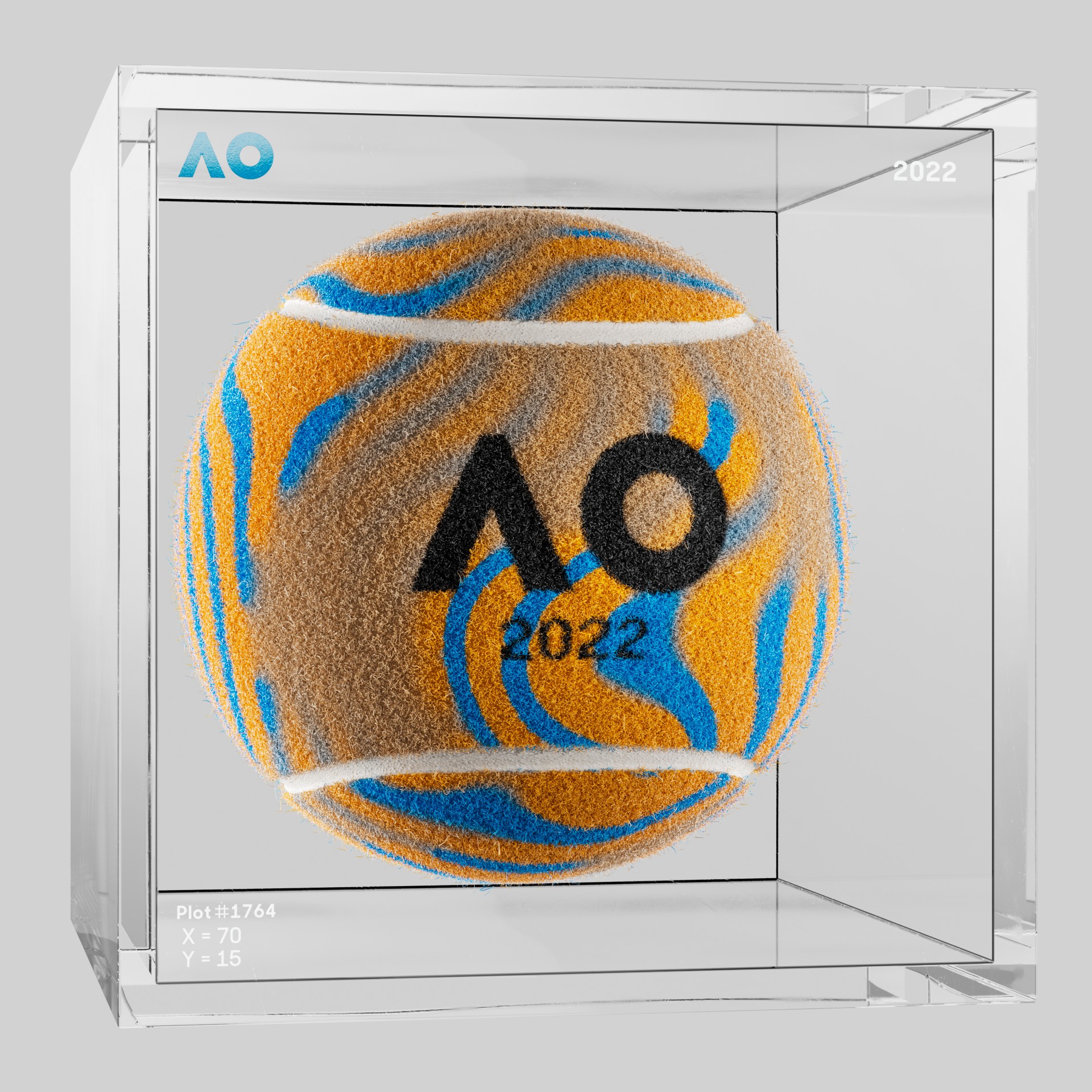 The Australian Open - The Australian Open Art Ball - AO Art Ball #4803 - NFT # 4803
