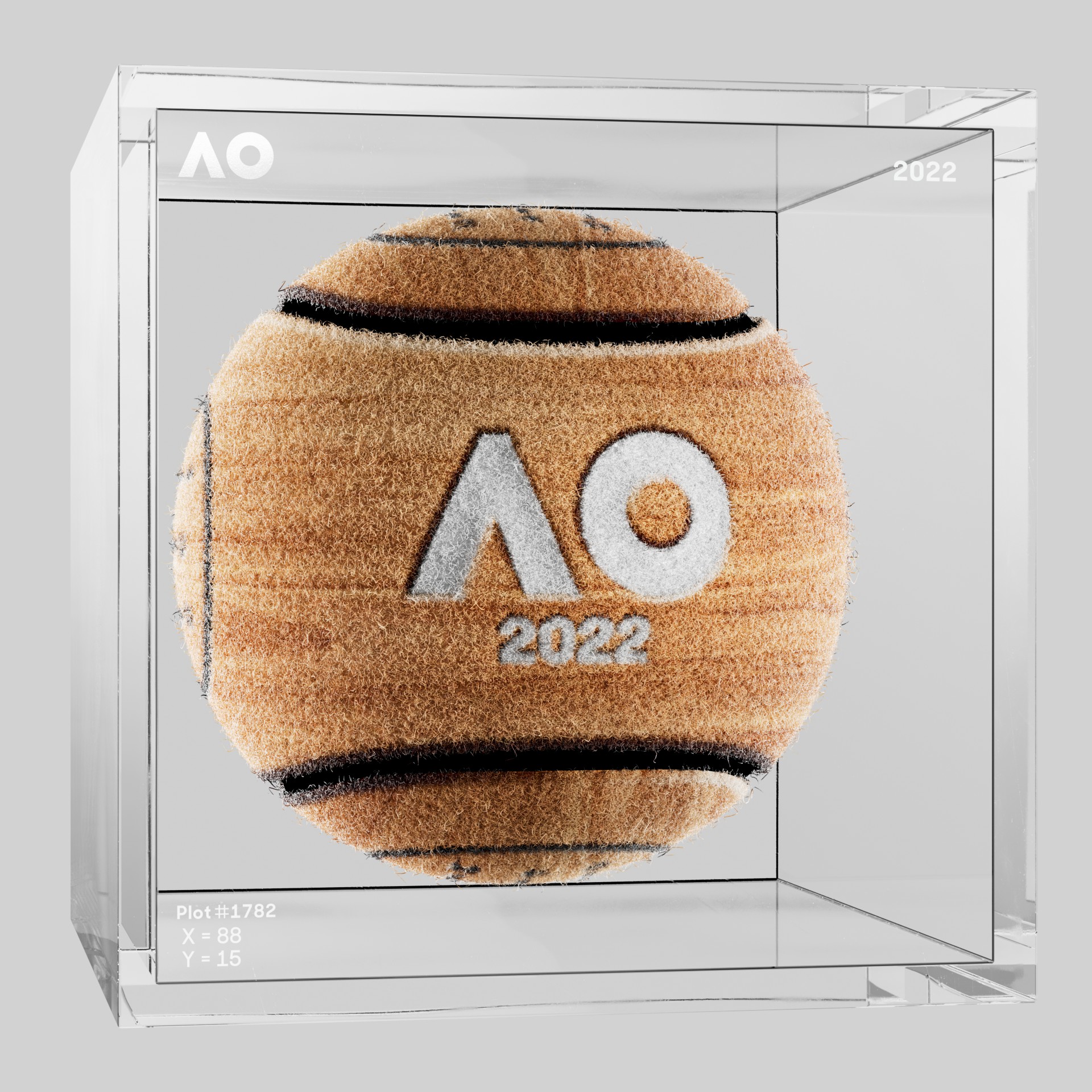 The Australian Open - The Australian Open Art Ball - AO Art Ball #4867 - NFT # 4867