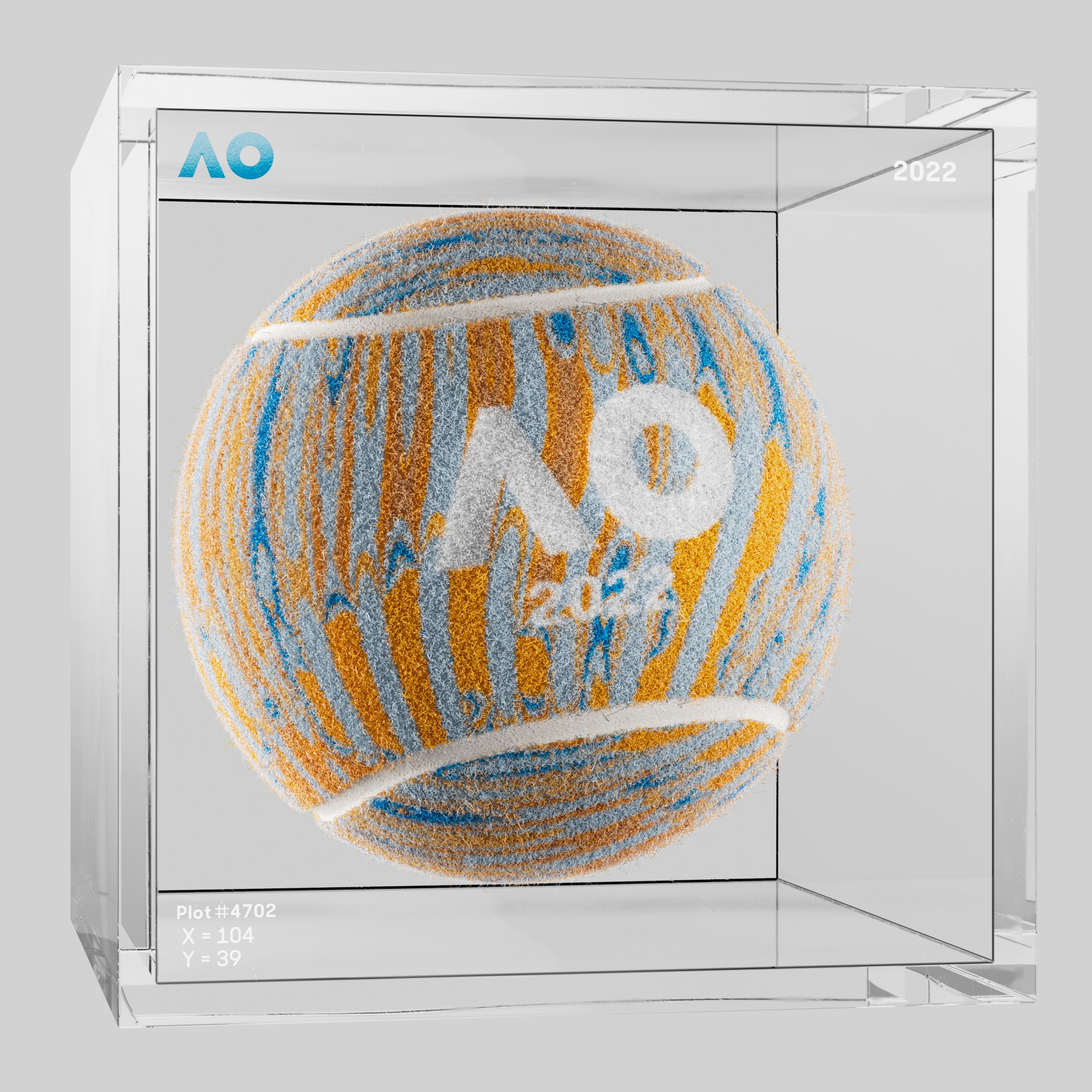 The Australian Open - The Australian Open Art Ball - AO Art Ball #4979 - NFT # 4979