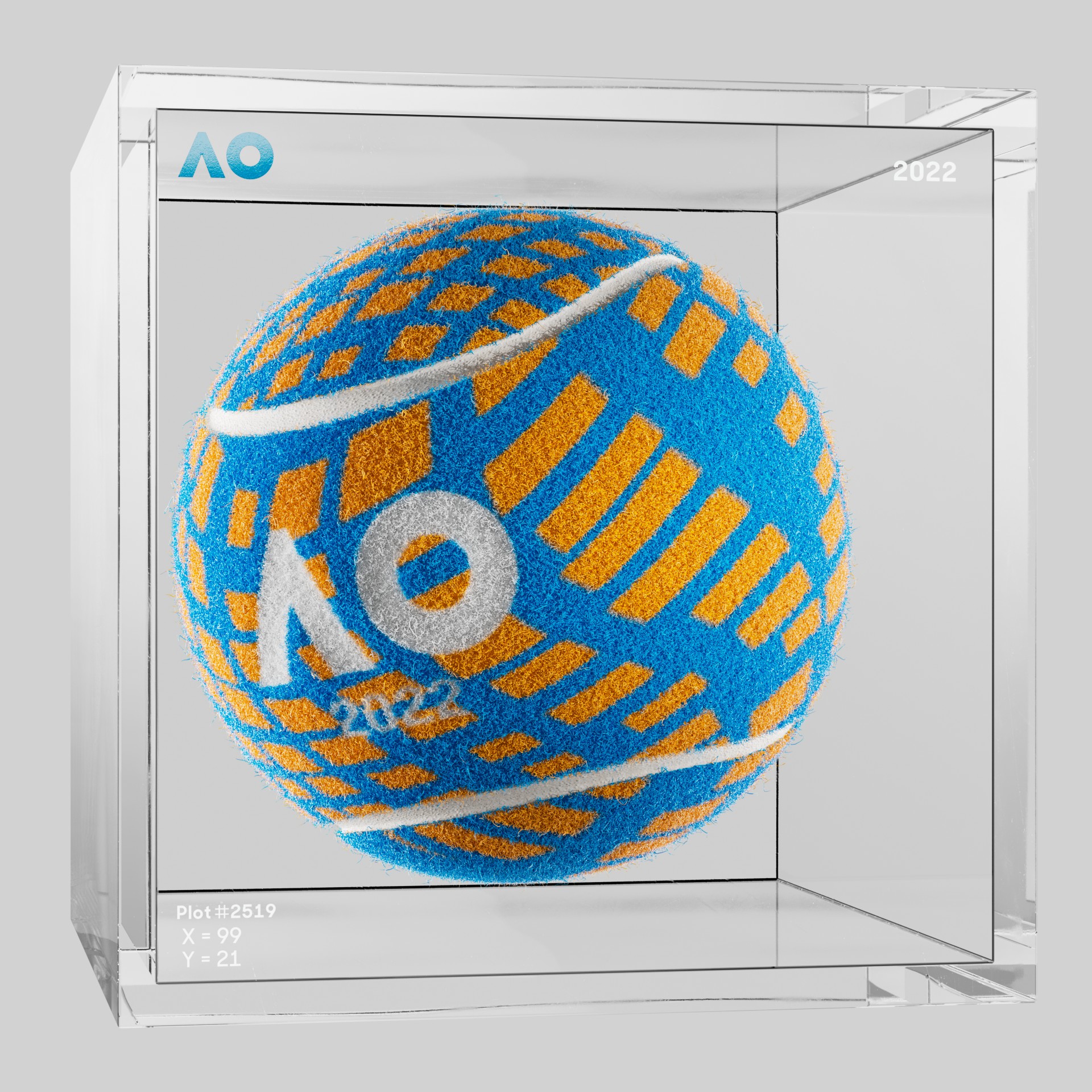 The Australian Open - The Australian Open Art Ball - AO Art Ball #4982 - NFT # 4982