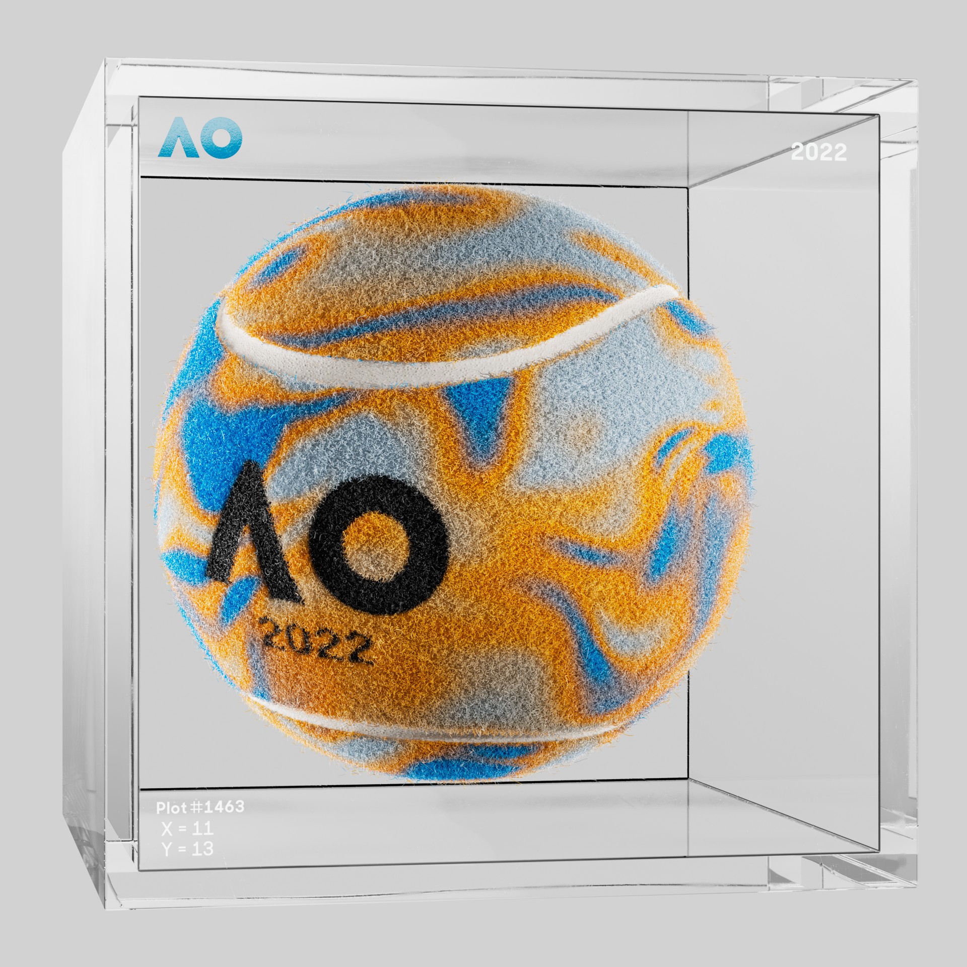 The Australian Open - The Australian Open Art Ball - AO Art Ball #5 - NFT # 5
