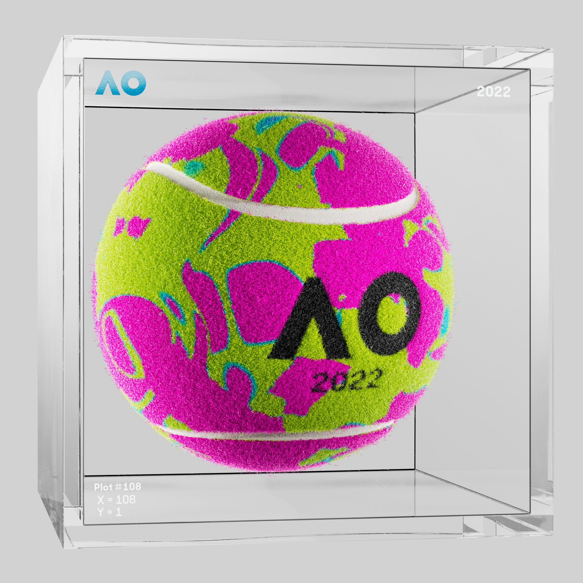 The Australian Open - The Australian Open Art Ball - AO Art Ball #5032 - NFT # 5032