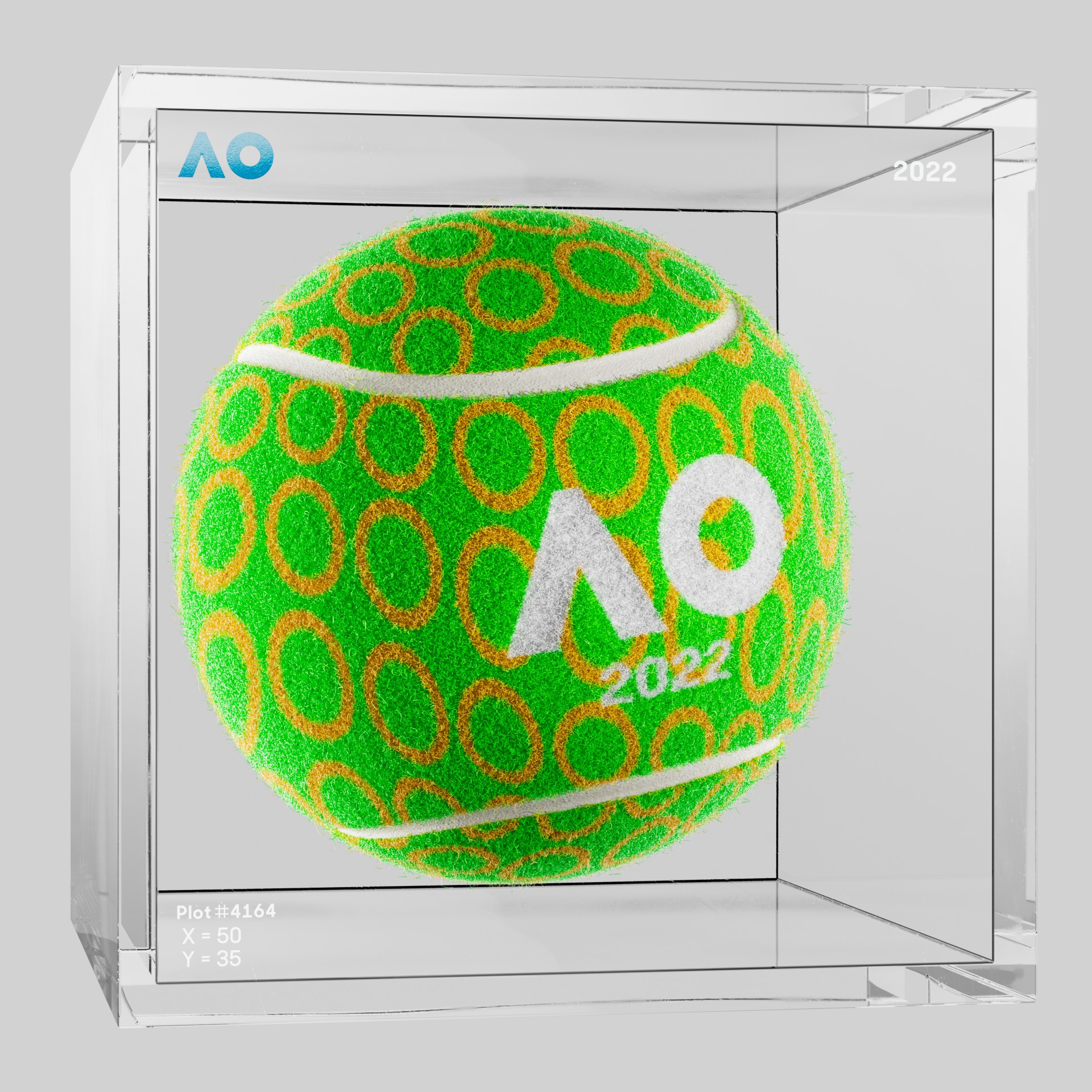 The Australian Open - The Australian Open Art Ball - AO Art Ball #5033 - NFT # 5033