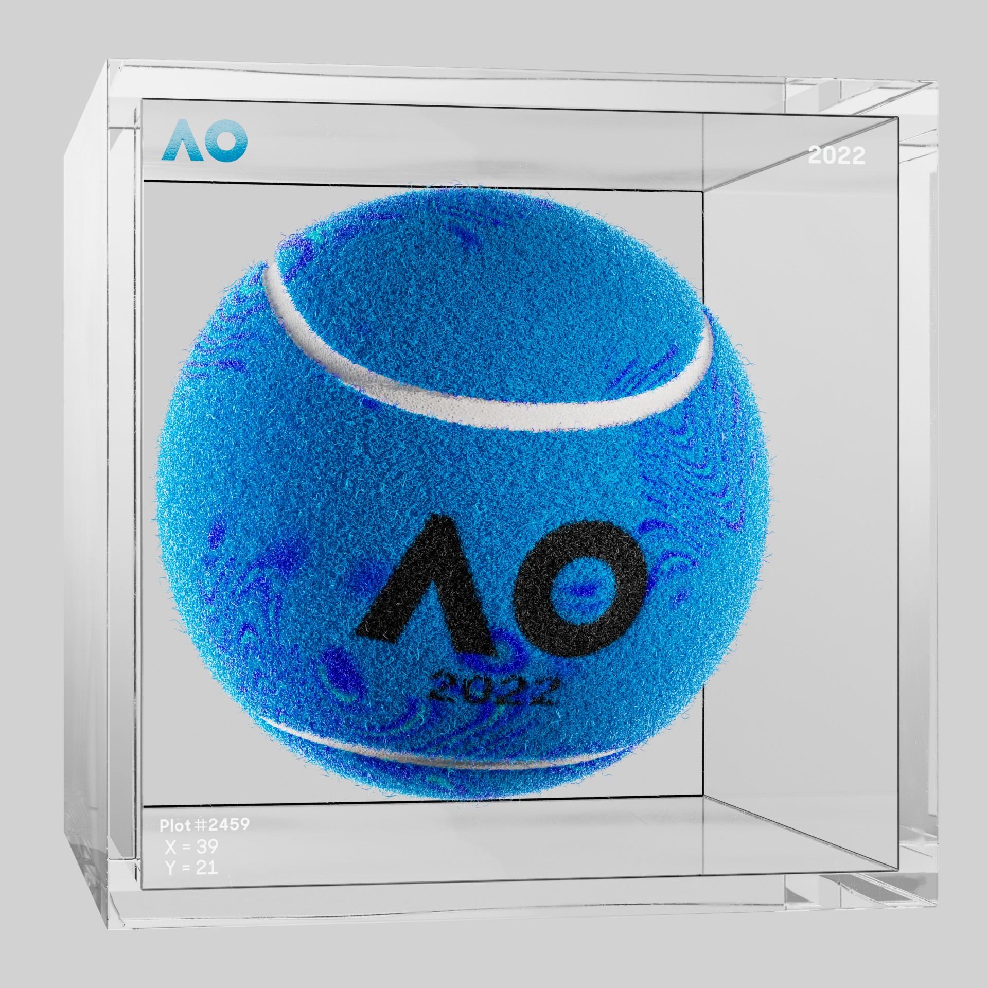 The Australian Open - The Australian Open Art Ball - AO Art Ball #5034 - NFT # 5034