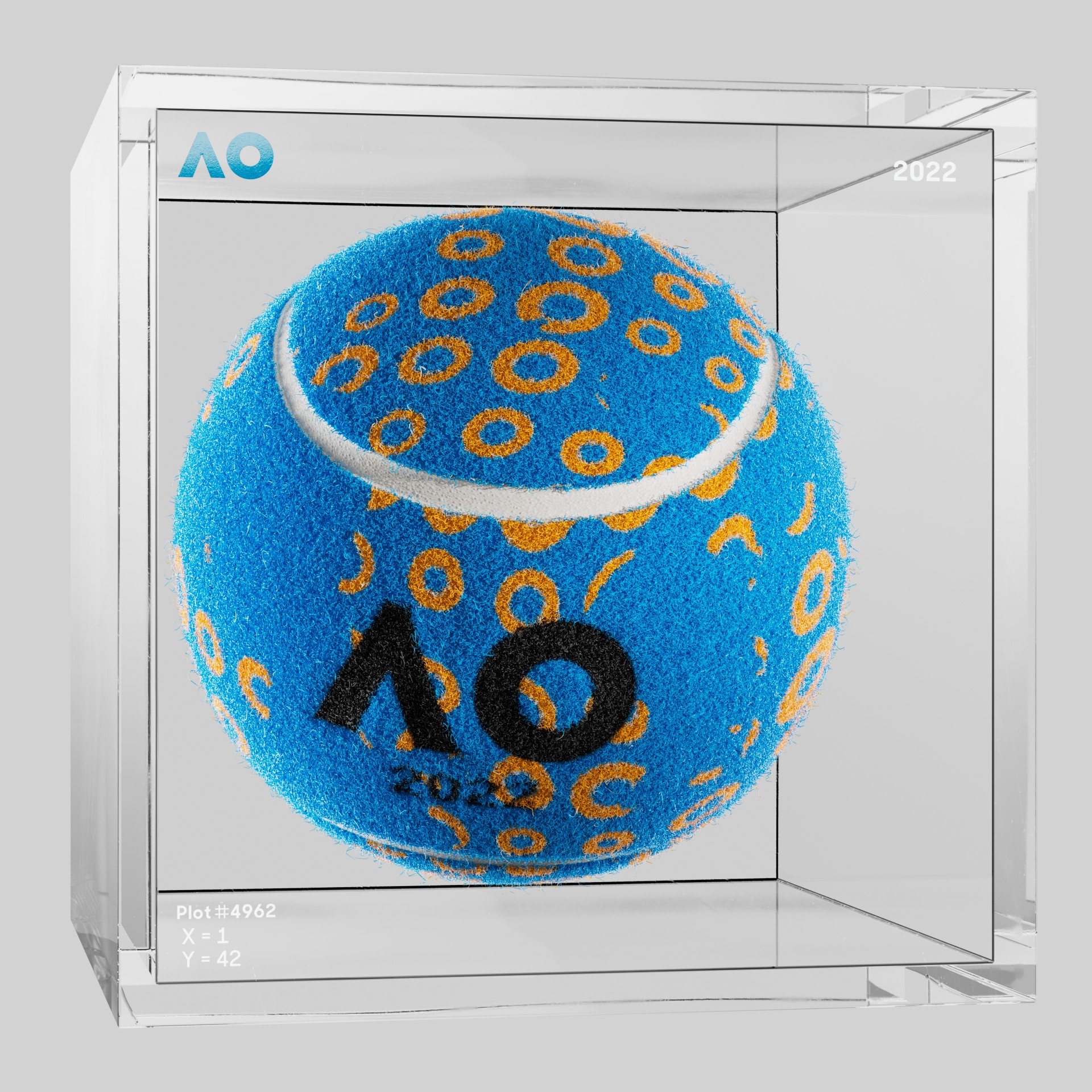The Australian Open - The Australian Open Art Ball - AO Art Ball #5035 - NFT # 5035