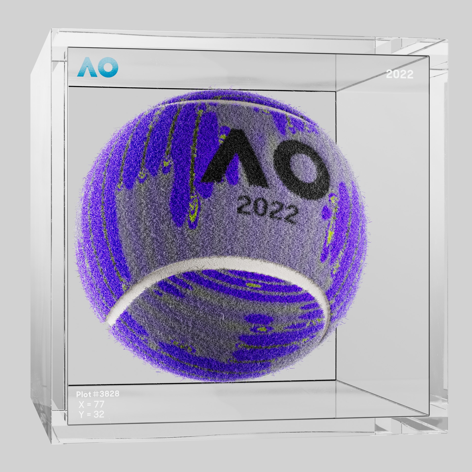 The Australian Open - The Australian Open Art Ball - AO Art Ball #5047 - NFT # 5047