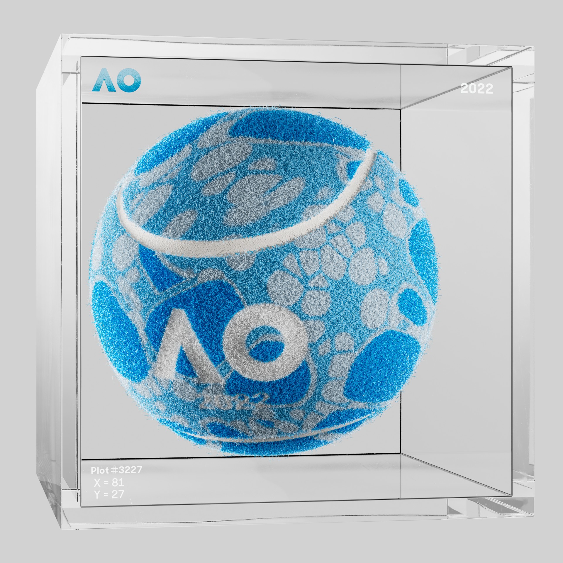 The Australian Open - The Australian Open Art Ball - AO Art Ball #505 - NFT # 505
