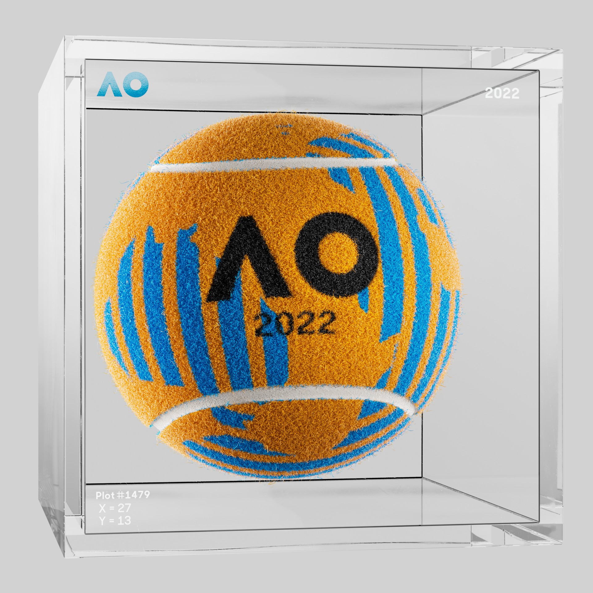 The Australian Open - The Australian Open Art Ball - AO Art Ball #5051 - NFT # 5051