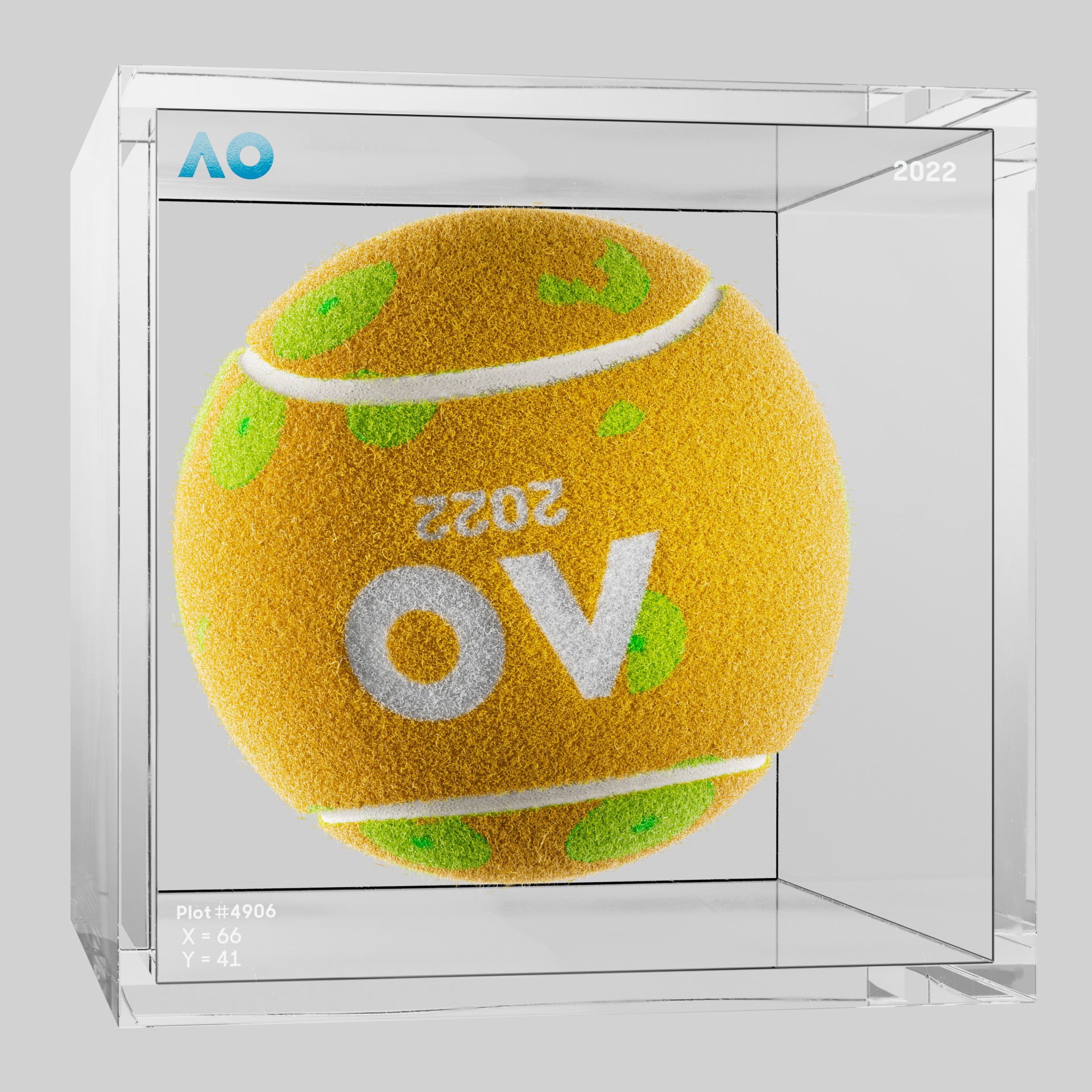 The Australian Open - The Australian Open Art Ball - AO Art Ball #5061 - NFT # 5061