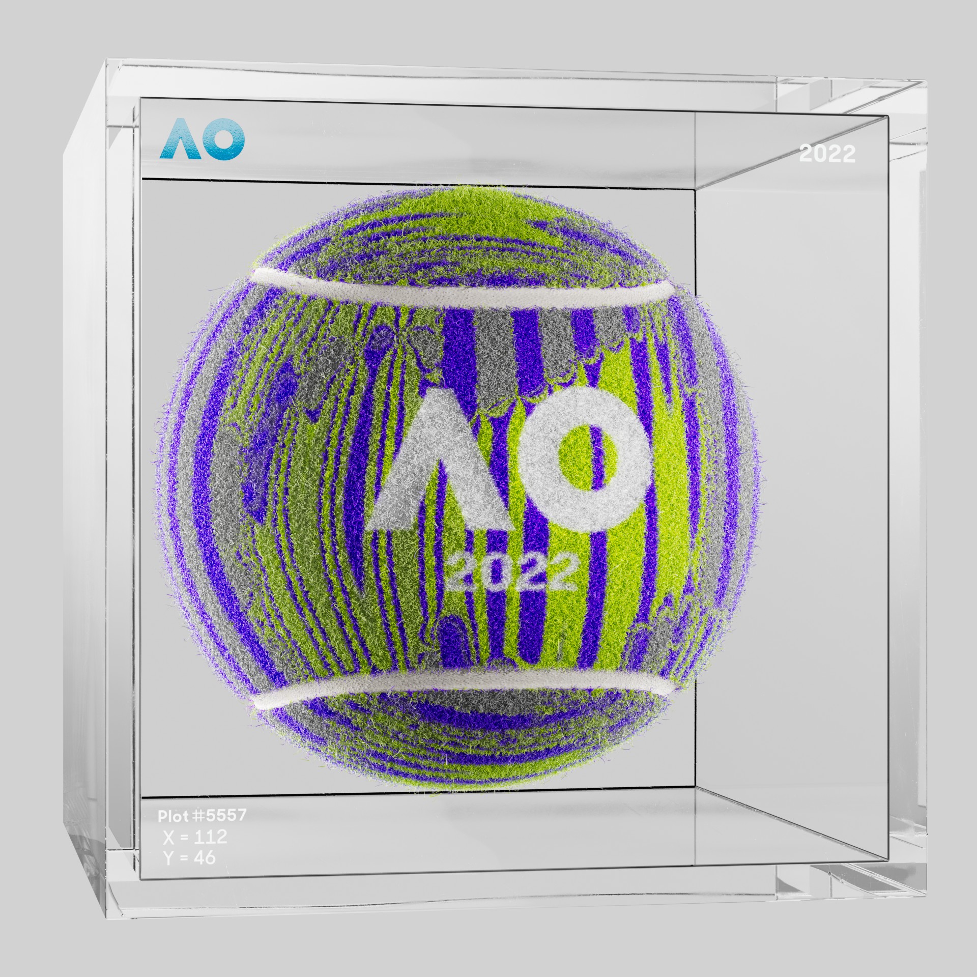 The Australian Open - The Australian Open Art Ball - AO Art Ball #5063 - NFT # 5063