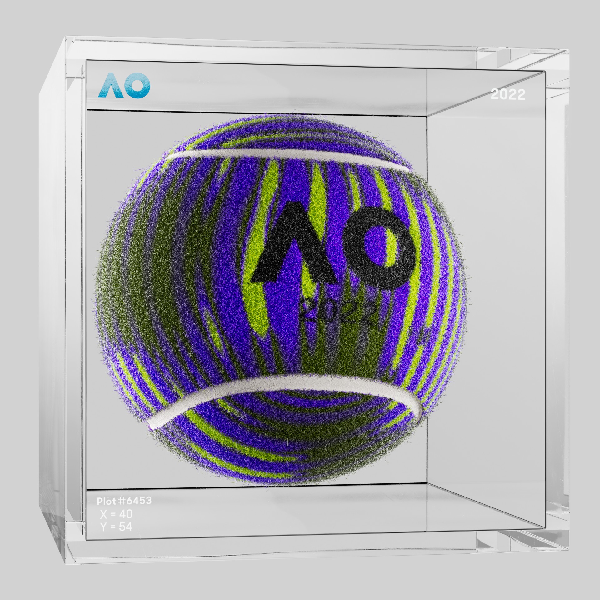 The Australian Open - The Australian Open Art Ball - AO Art Ball #5065 - NFT # 5065