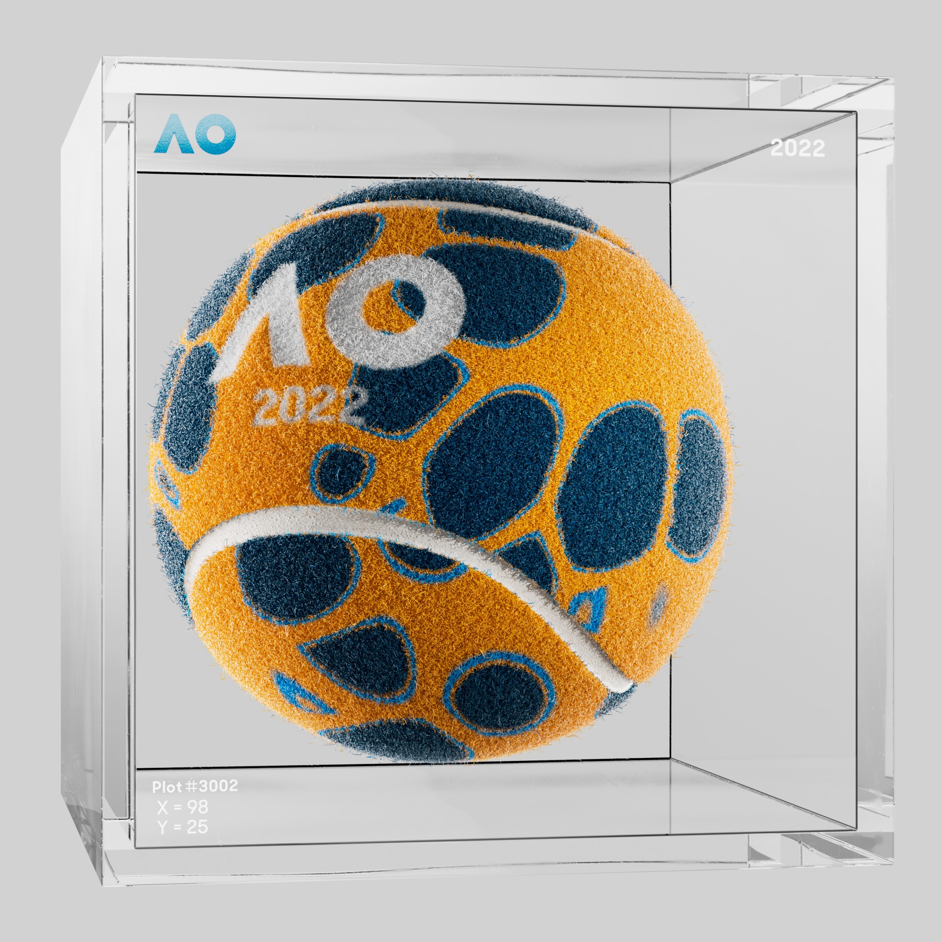 The Australian Open - The Australian Open Art Ball - AO Art Ball #5079 - NFT # 5079