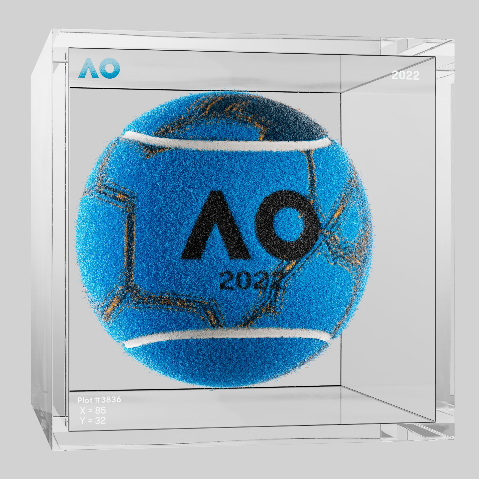 The Australian Open - The Australian Open Art Ball - AO Art Ball #5090 - NFT # 5090
