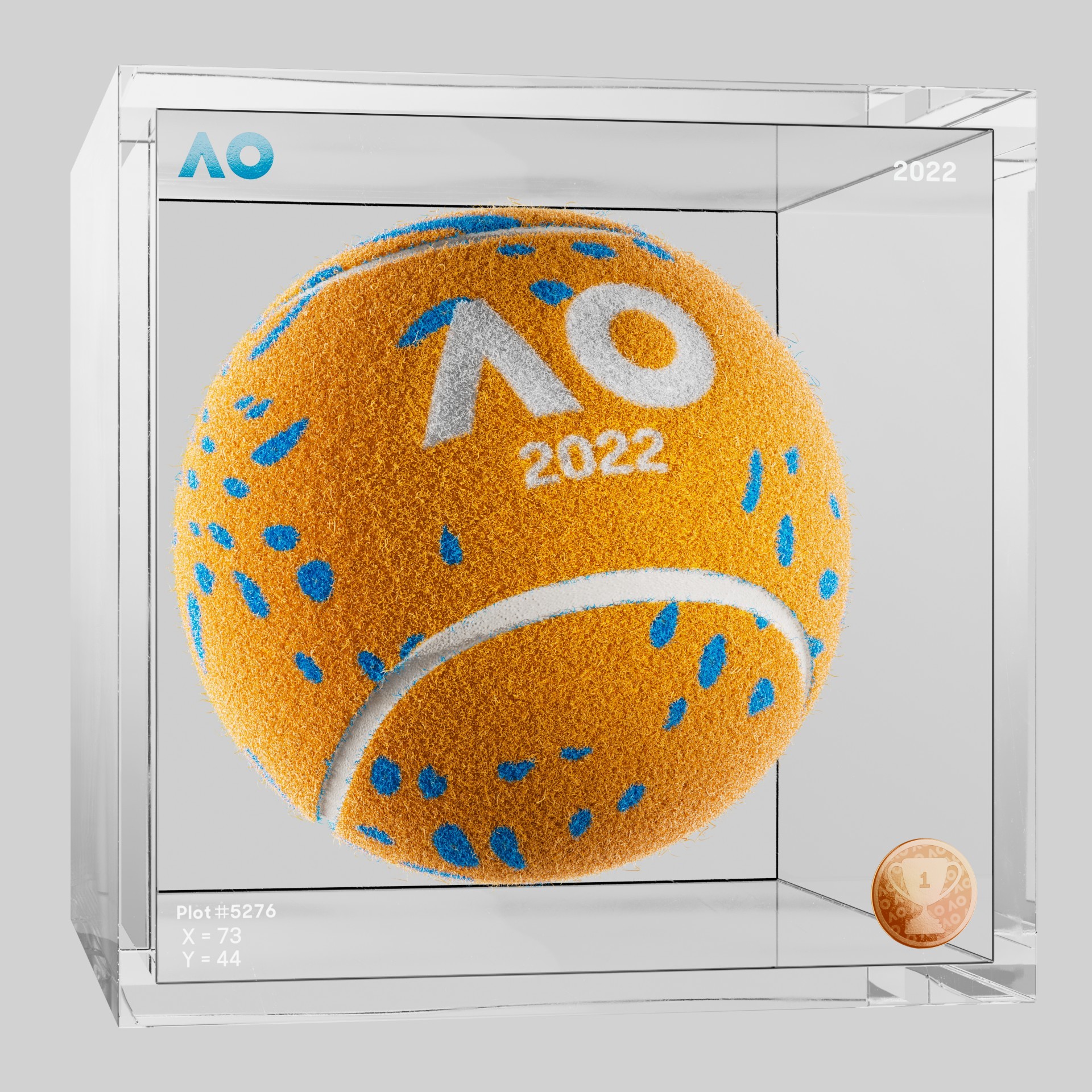 The Australian Open - The Australian Open Art Ball - AO Art Ball #5094 - NFT # 5094