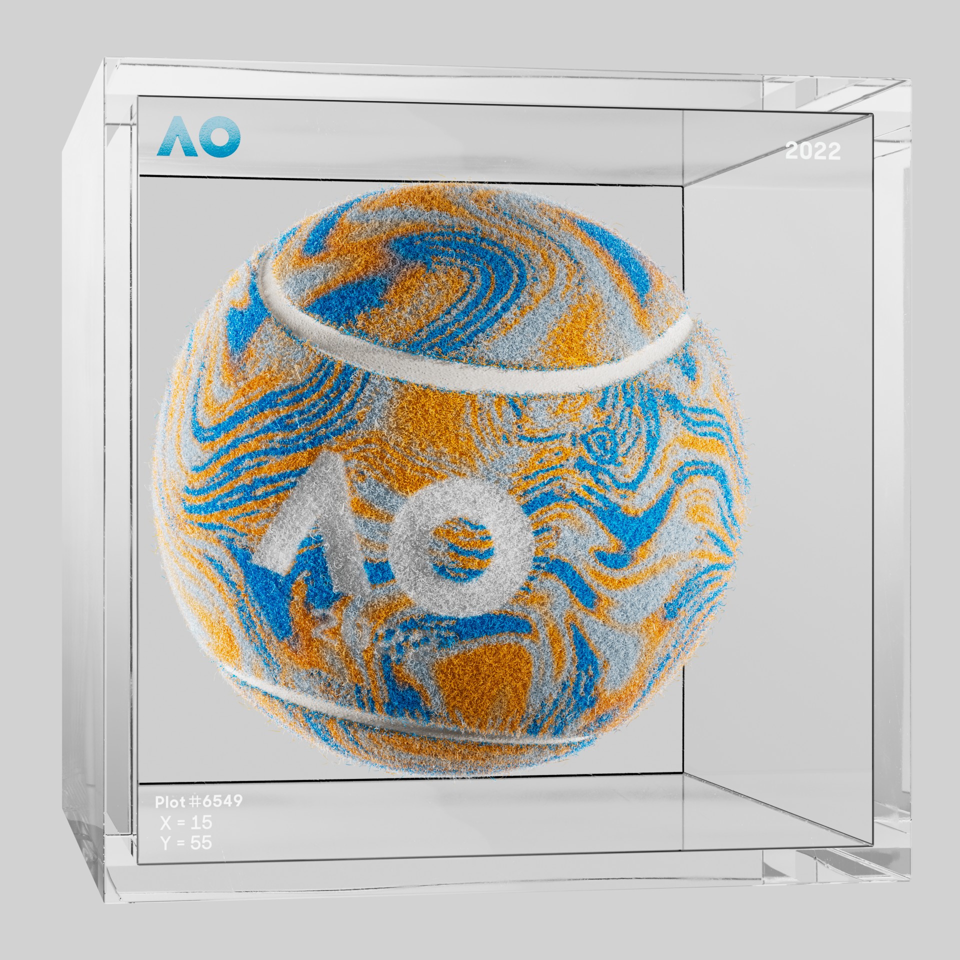 The Australian Open - The Australian Open Art Ball - AO Art Ball #5101 - NFT # 5101
