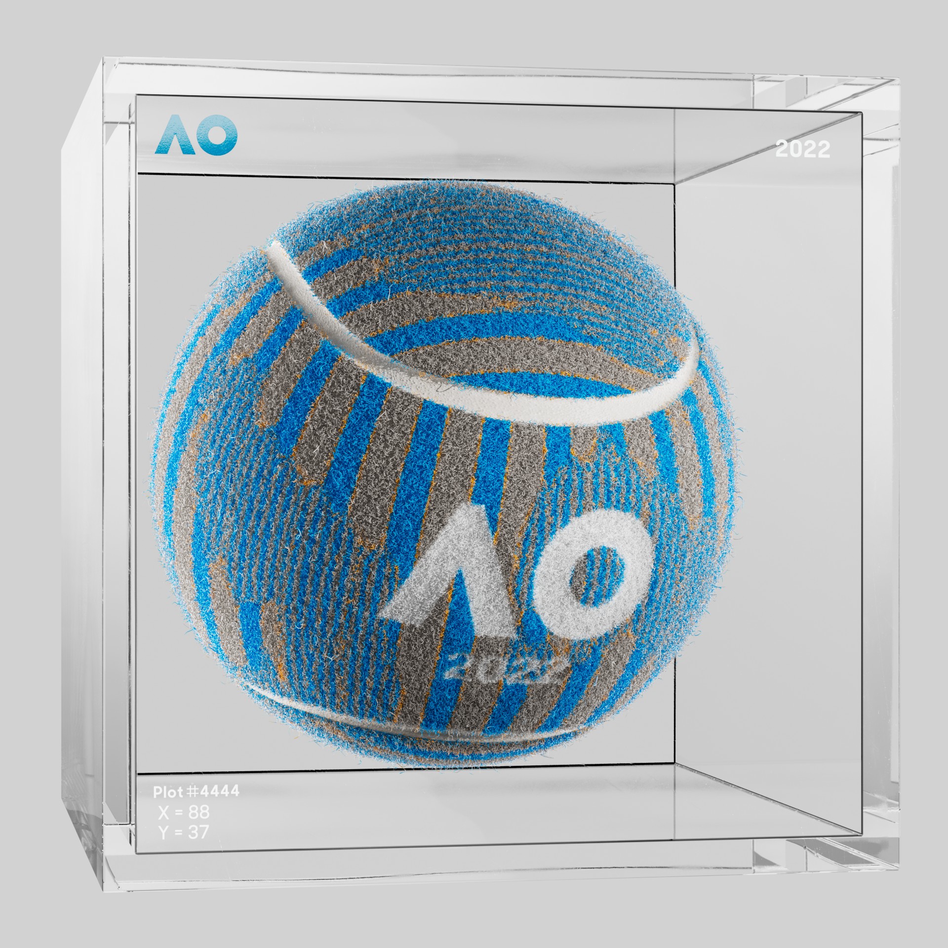 The Australian Open - The Australian Open Art Ball - AO Art Ball #5117 - NFT # 5117