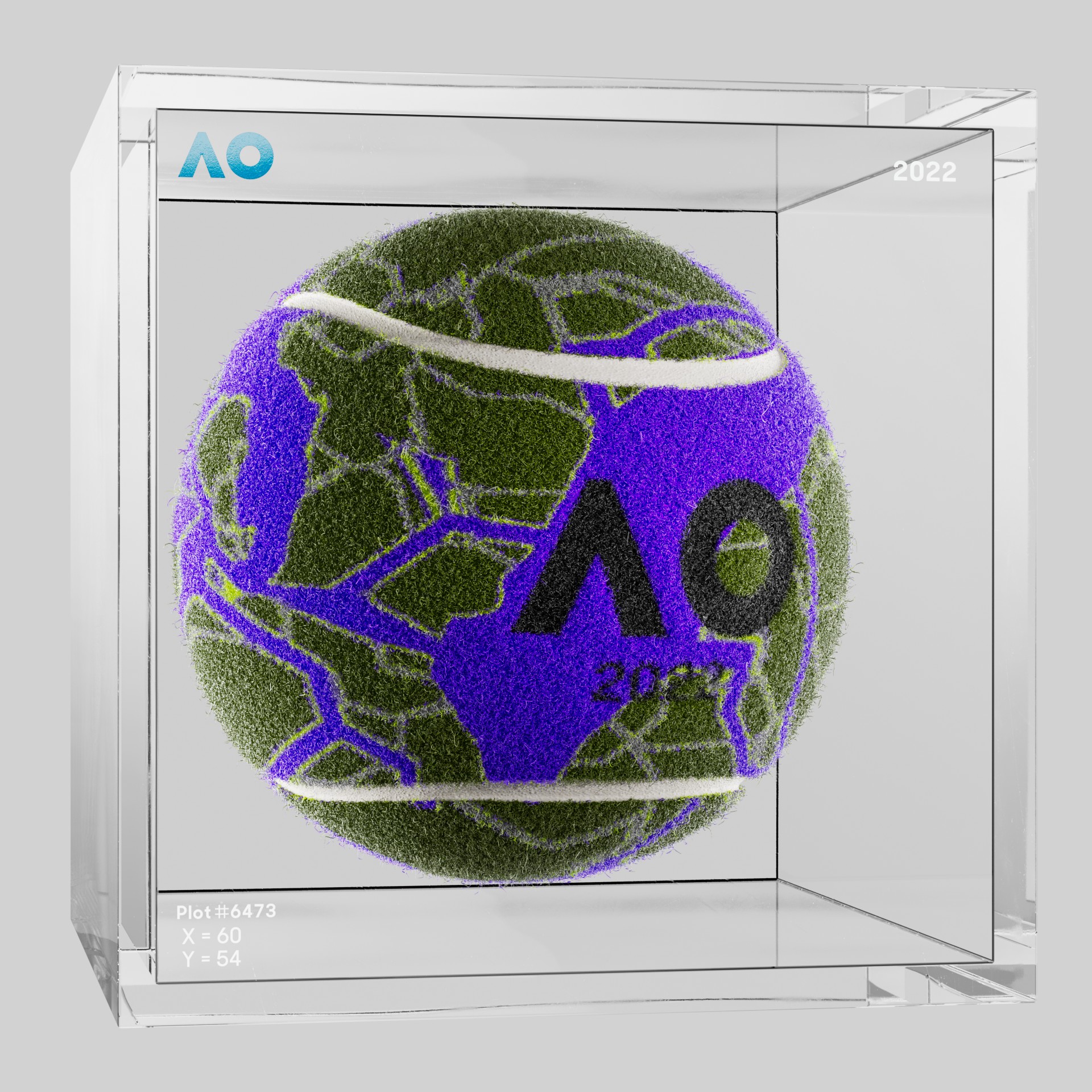 The Australian Open - The Australian Open Art Ball - AO Art Ball #5130 - NFT # 5130