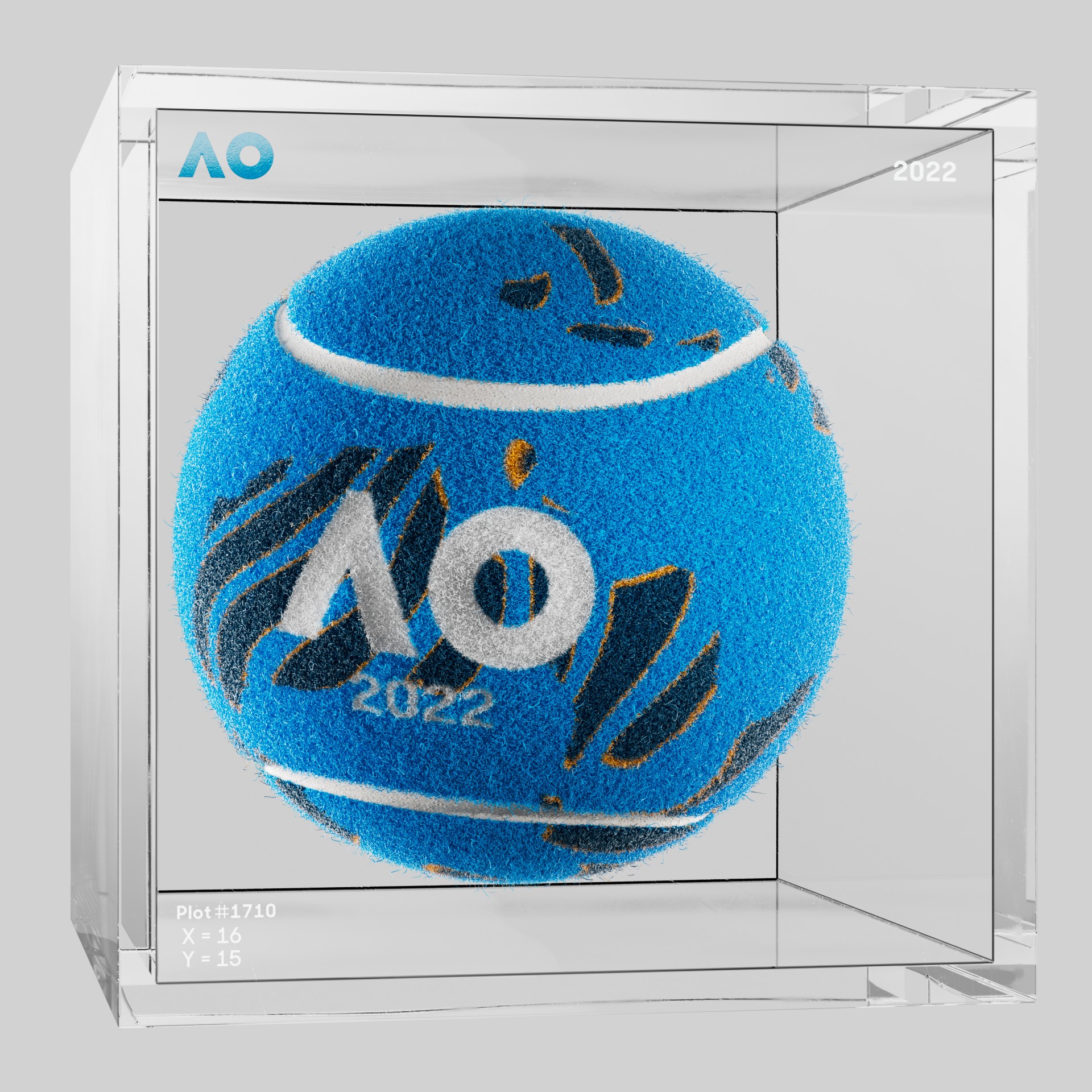 The Australian Open - The Australian Open Art Ball - AO Art Ball #5141 - NFT # 5141