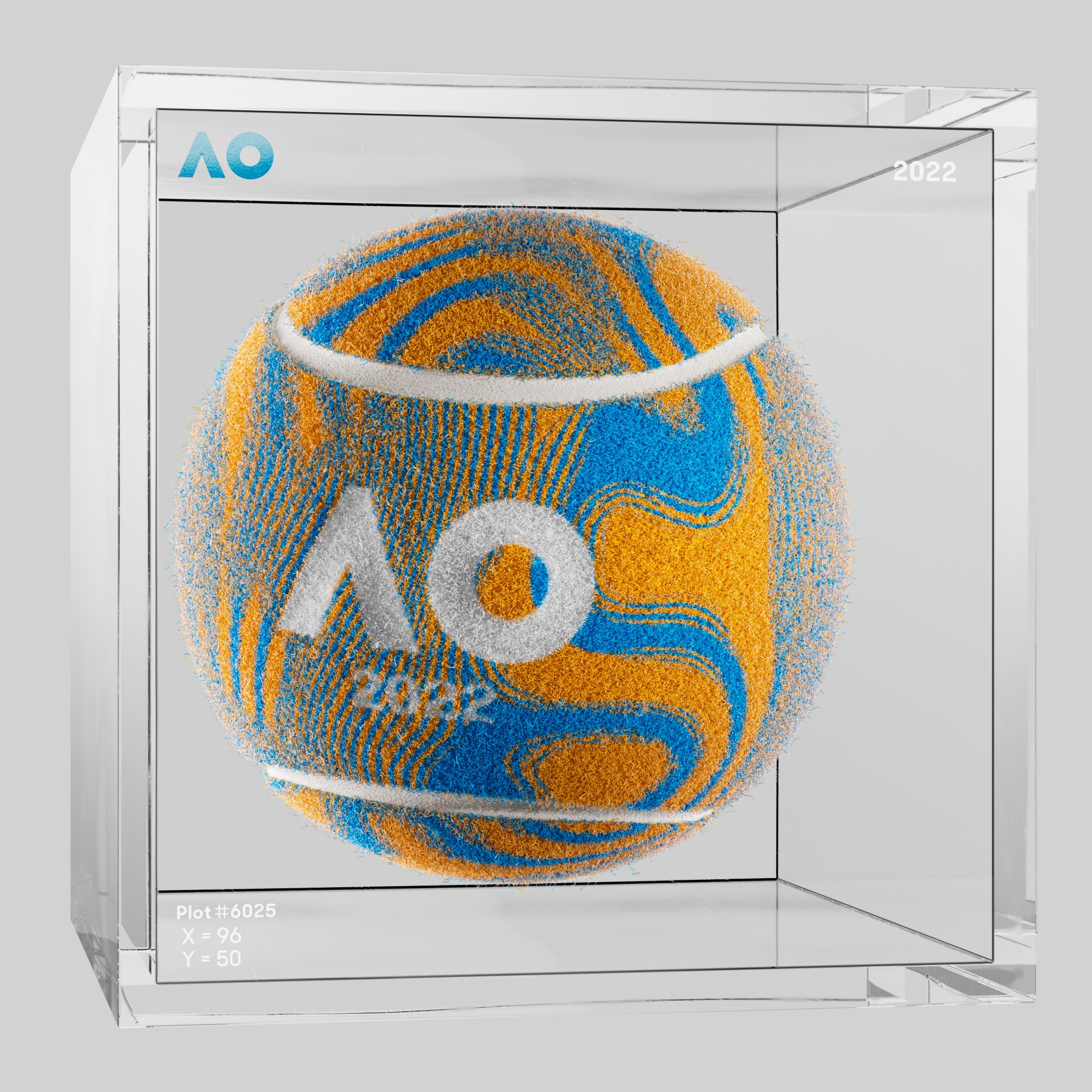 The Australian Open - The Australian Open Art Ball - AO Art Ball #5142 - NFT # 5142