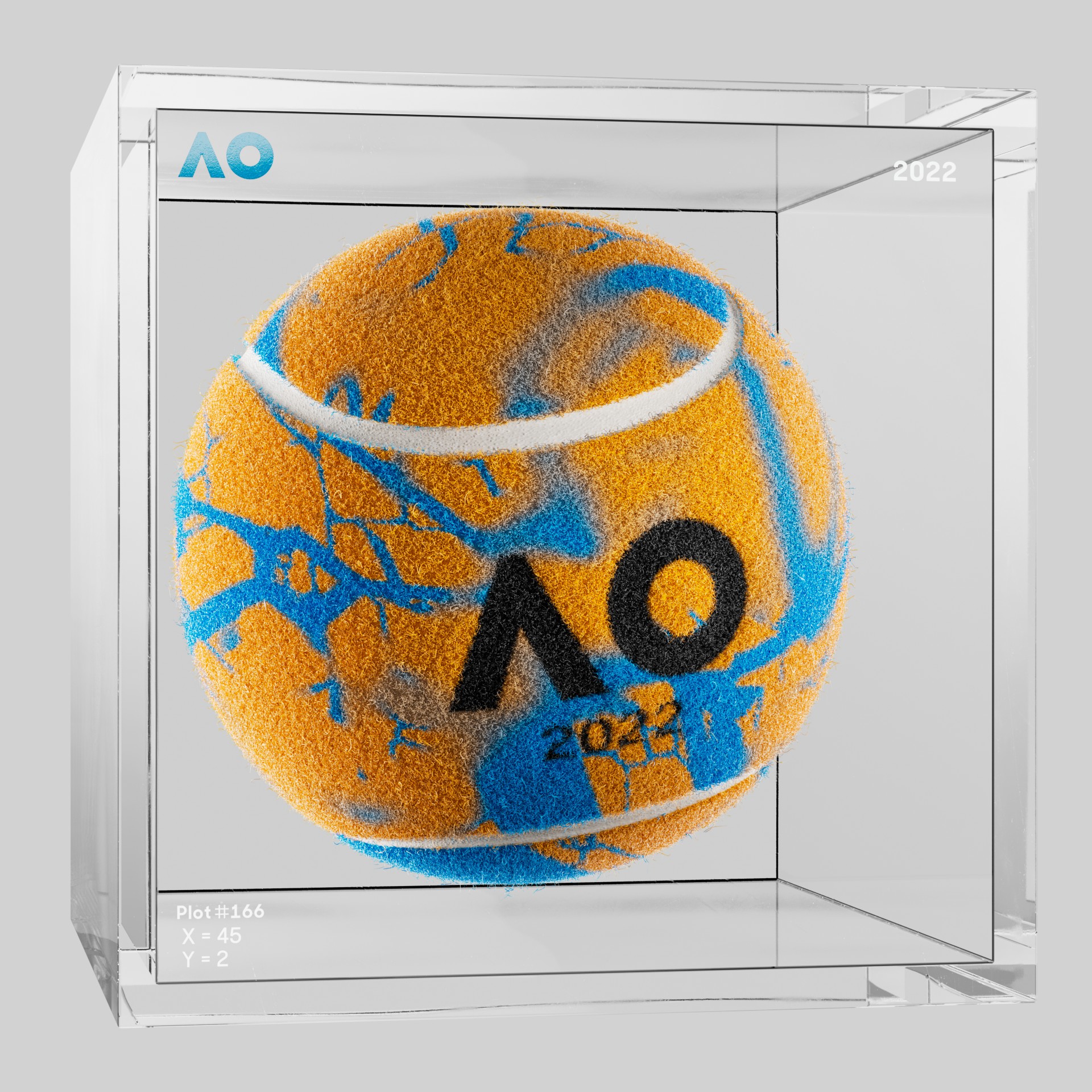 The Australian Open - The Australian Open Art Ball - AO Art Ball #5148 - NFT # 5148