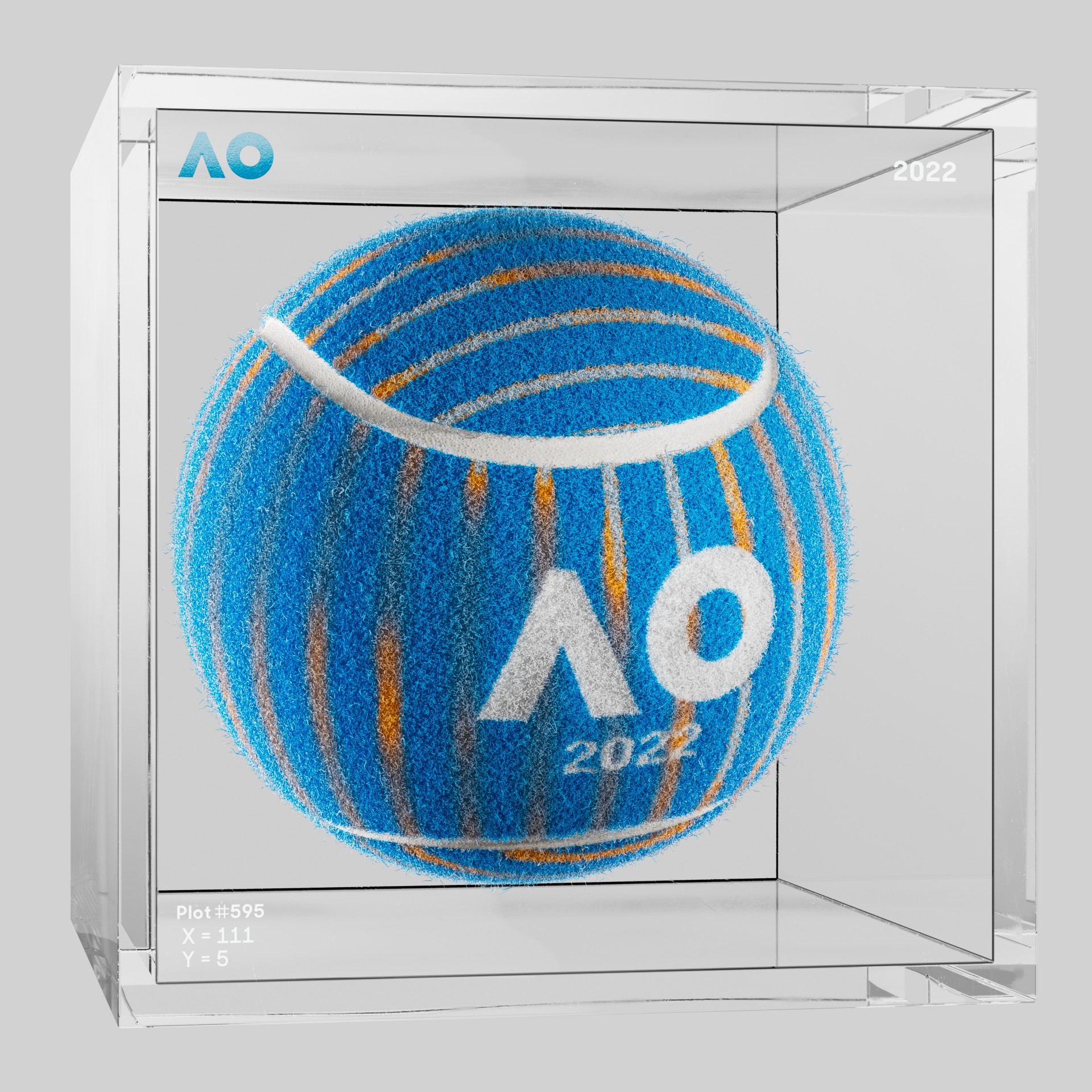 The Australian Open - The Australian Open Art Ball - AO Art Ball #5169 - NFT # 5169