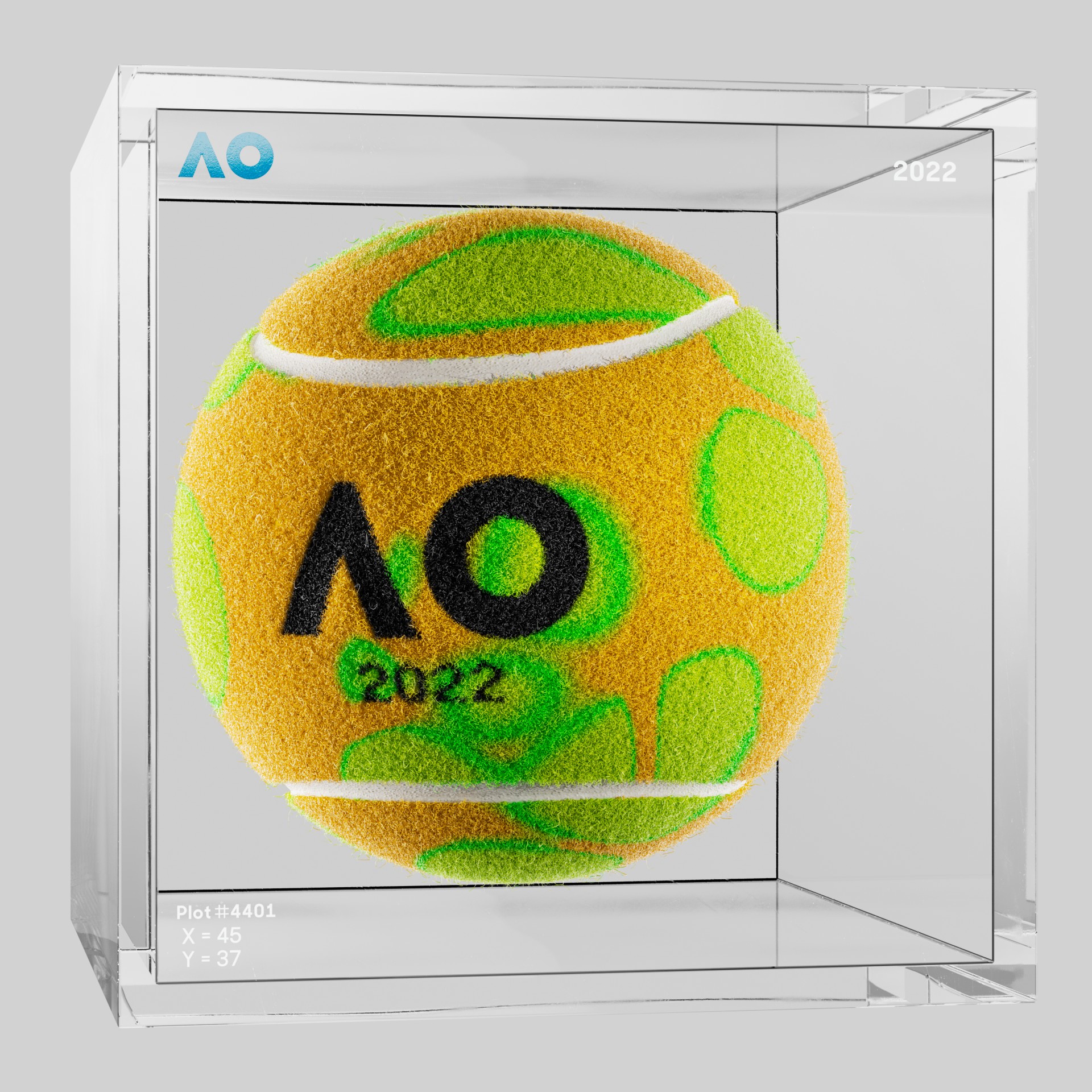 The Australian Open - The Australian Open Art Ball - AO Art Ball #5171 - NFT # 5171