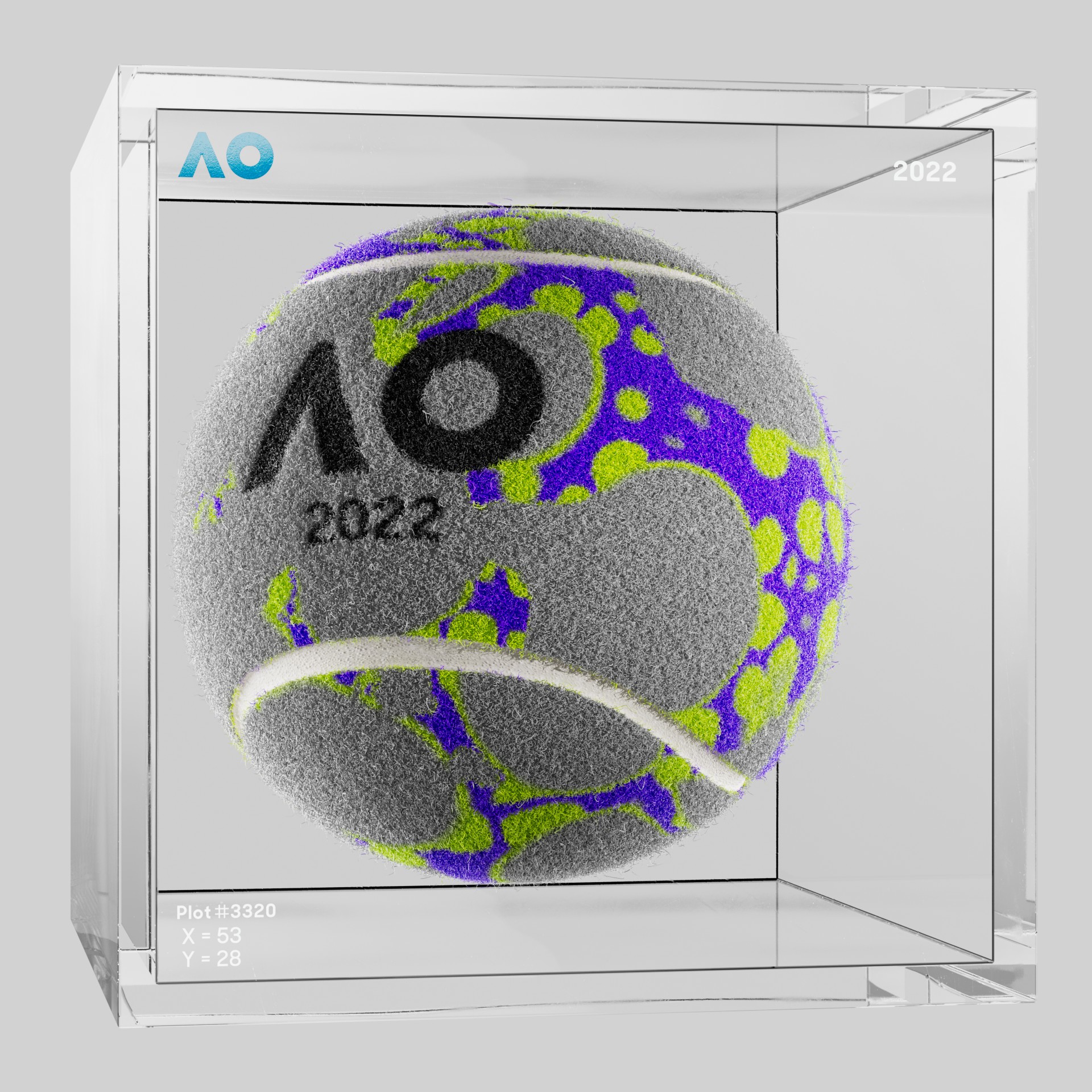 The Australian Open - The Australian Open Art Ball - AO Art Ball #5173 - NFT # 5173