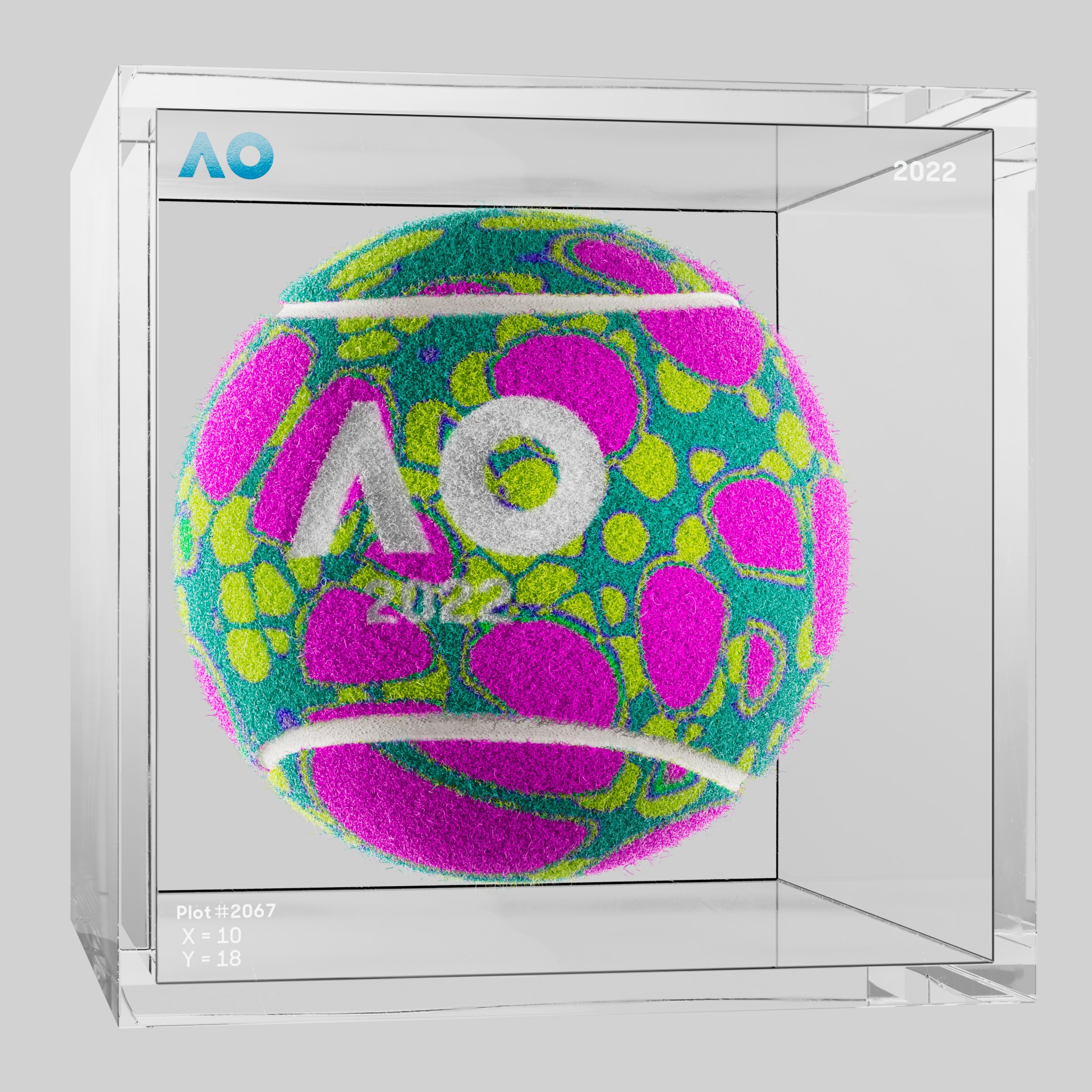 The Australian Open - The Australian Open Art Ball - AO Art Ball #5183 - NFT # 5183