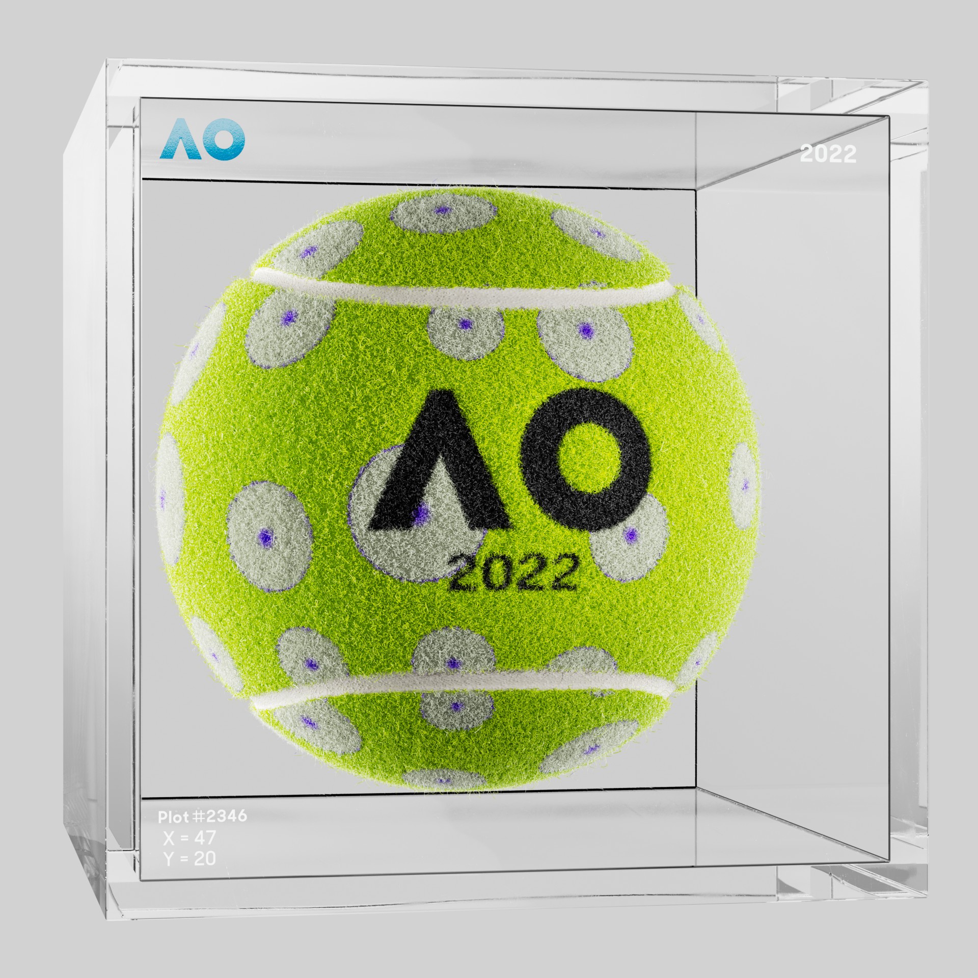 The Australian Open - The Australian Open Art Ball - AO Art Ball #5189 - NFT # 5189