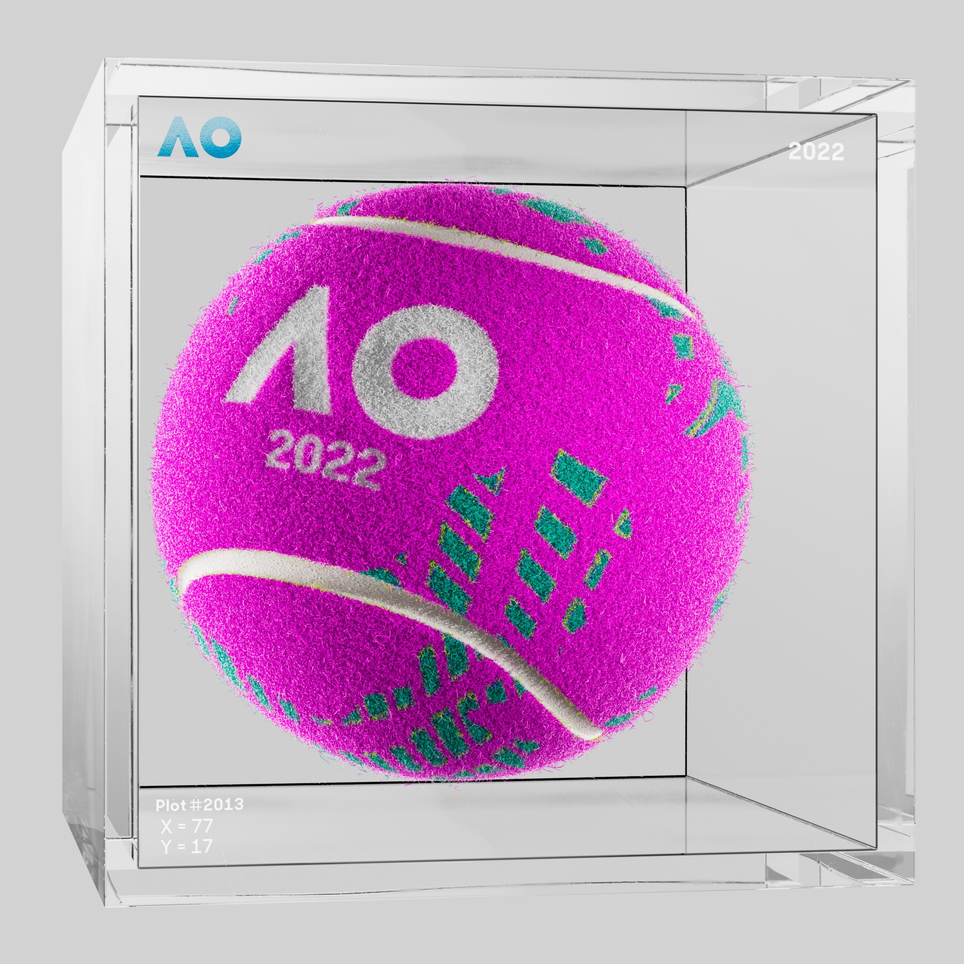 The Australian Open - The Australian Open Art Ball - AO Art Ball #5193 - NFT # 5193