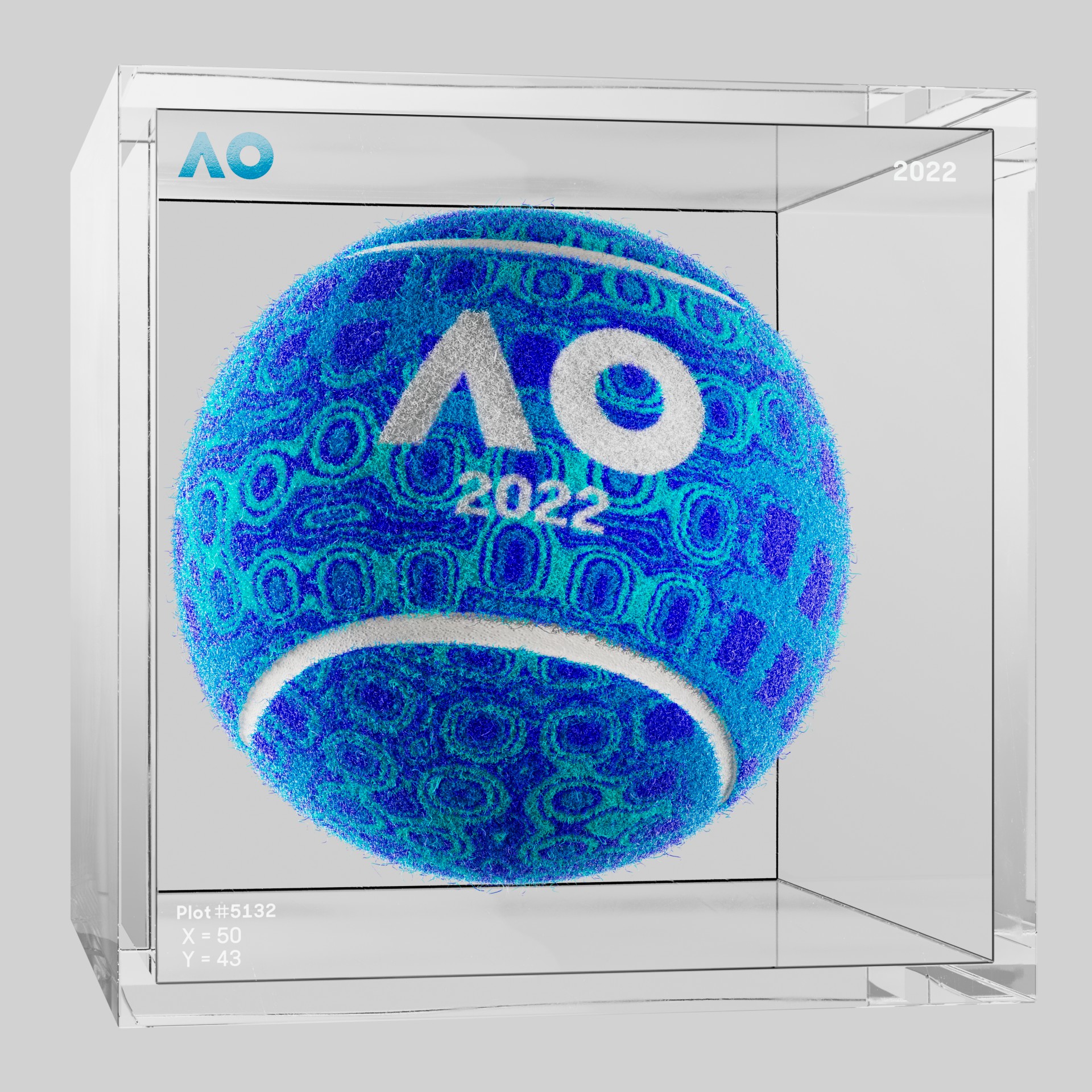 The Australian Open - The Australian Open Art Ball - AO Art Ball #5194 - NFT # 5194