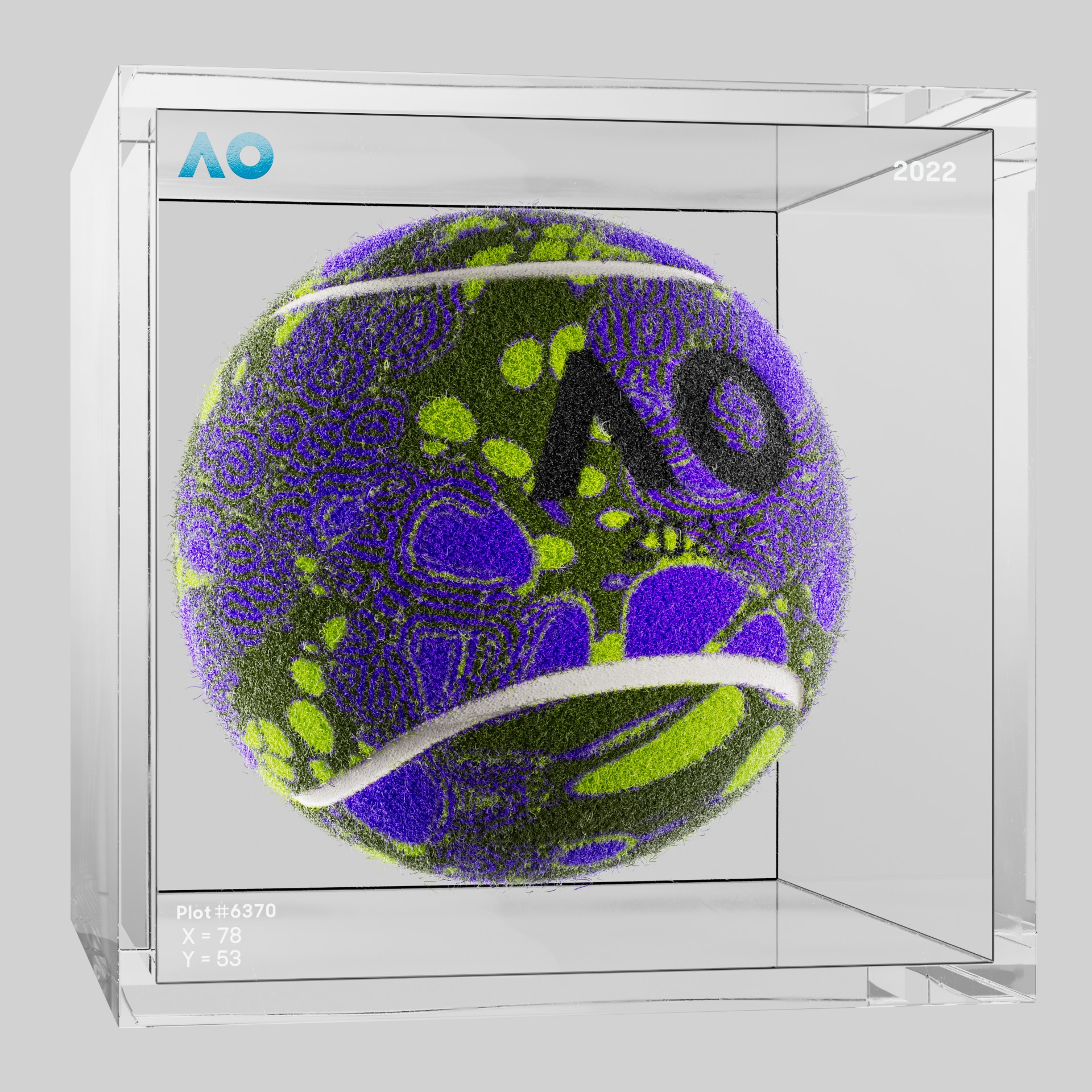 The Australian Open - The Australian Open Art Ball - AO Art Ball #5197 - NFT # 5197