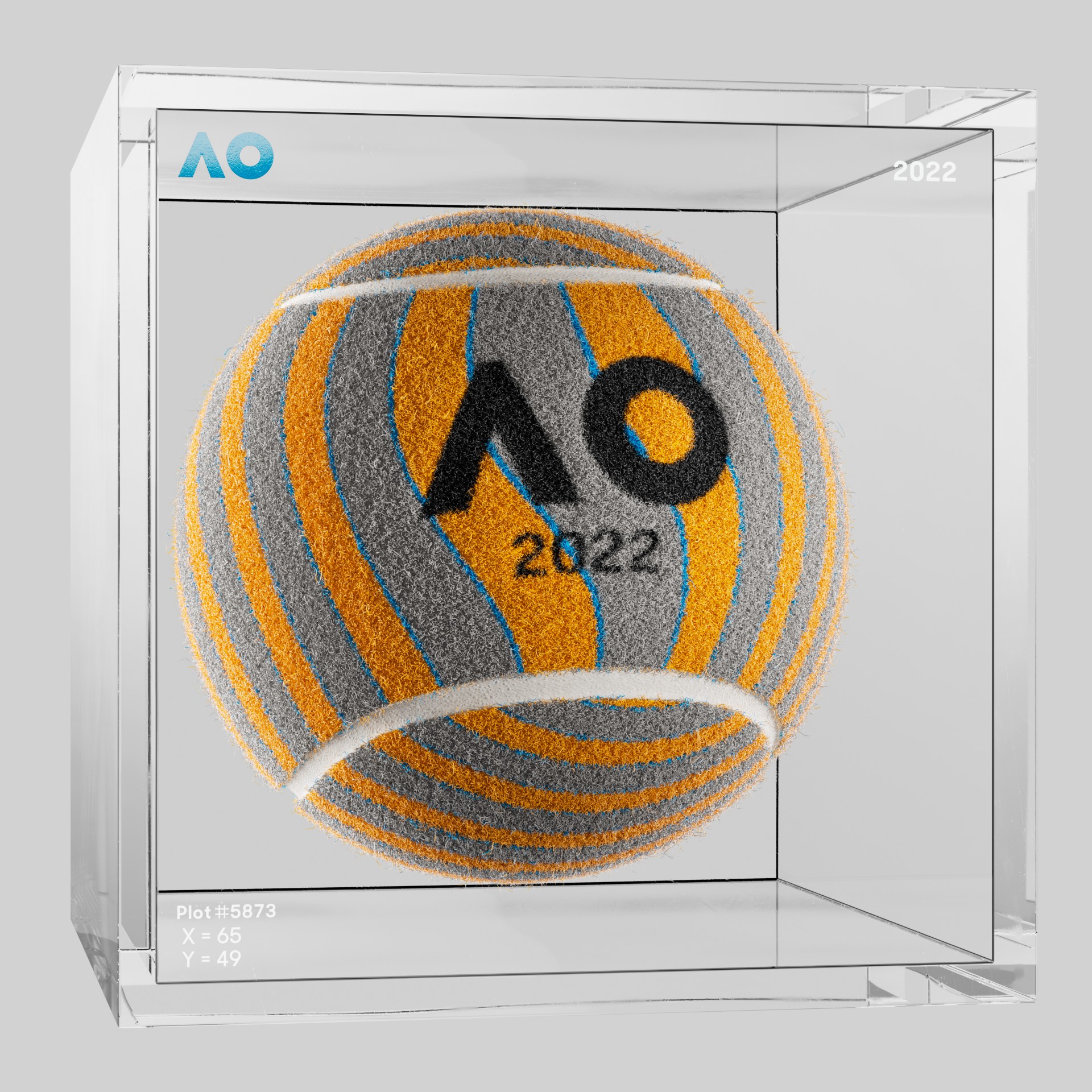 The Australian Open - The Australian Open Art Ball - AO Art Ball #5205 - NFT # 5205