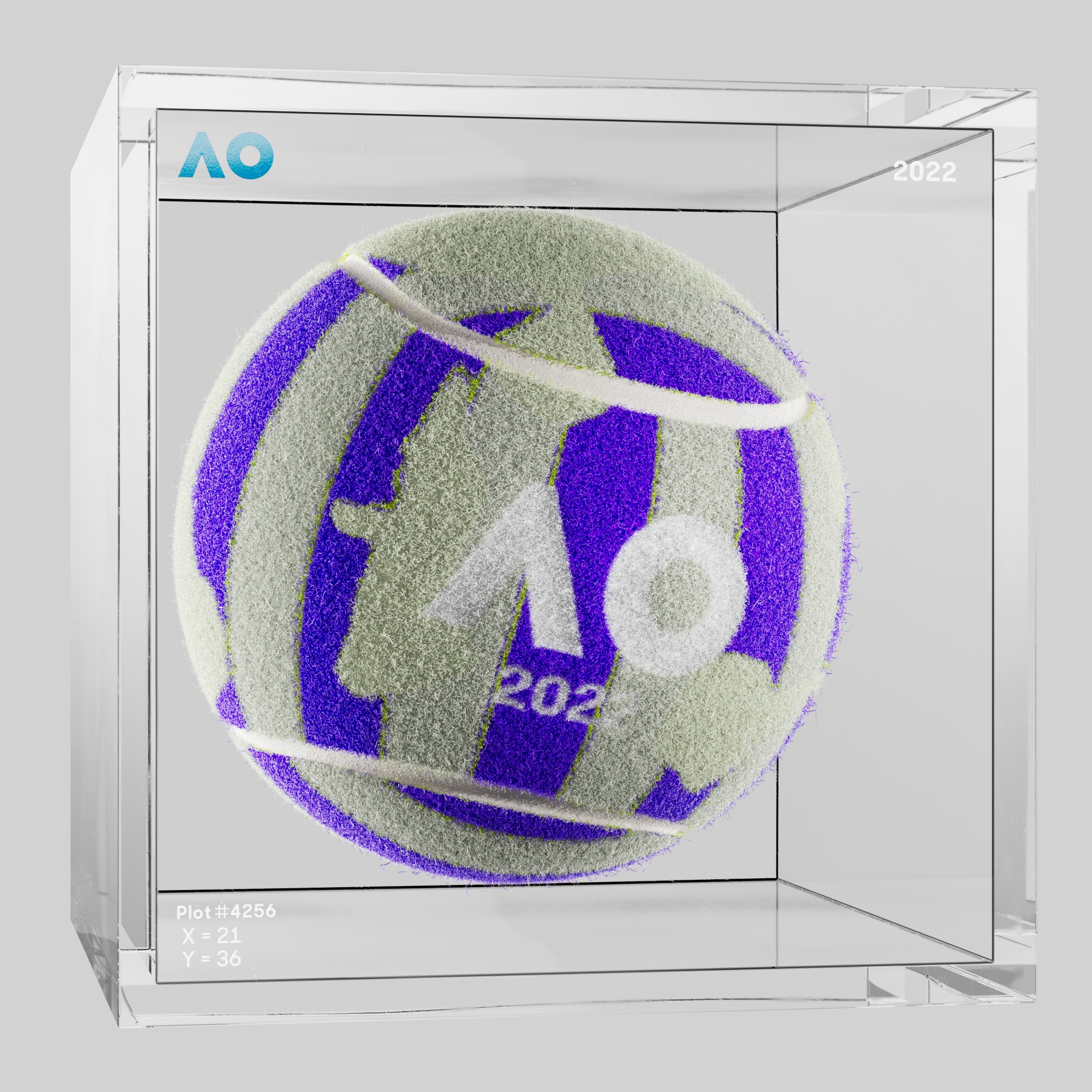 The Australian Open - The Australian Open Art Ball - AO Art Ball #5209 - NFT # 5209
