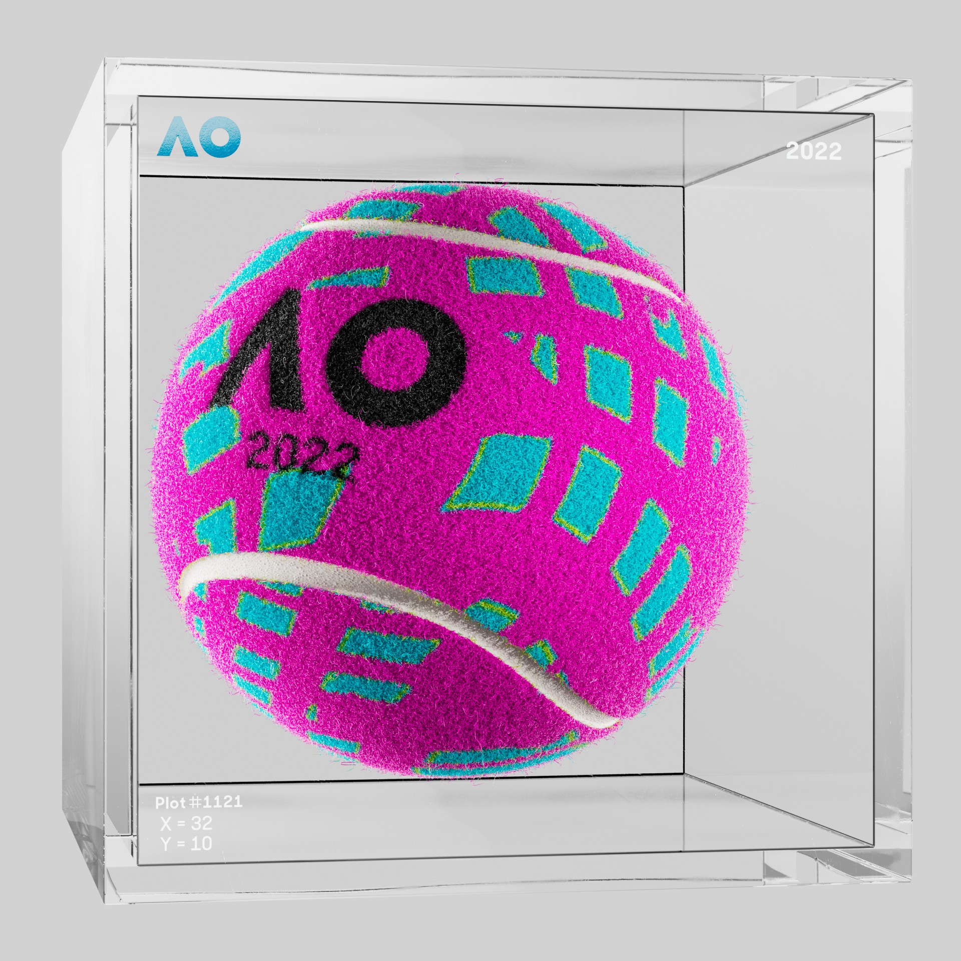 The Australian Open - The Australian Open Art Ball - AO Art Ball #5226 - NFT # 5226