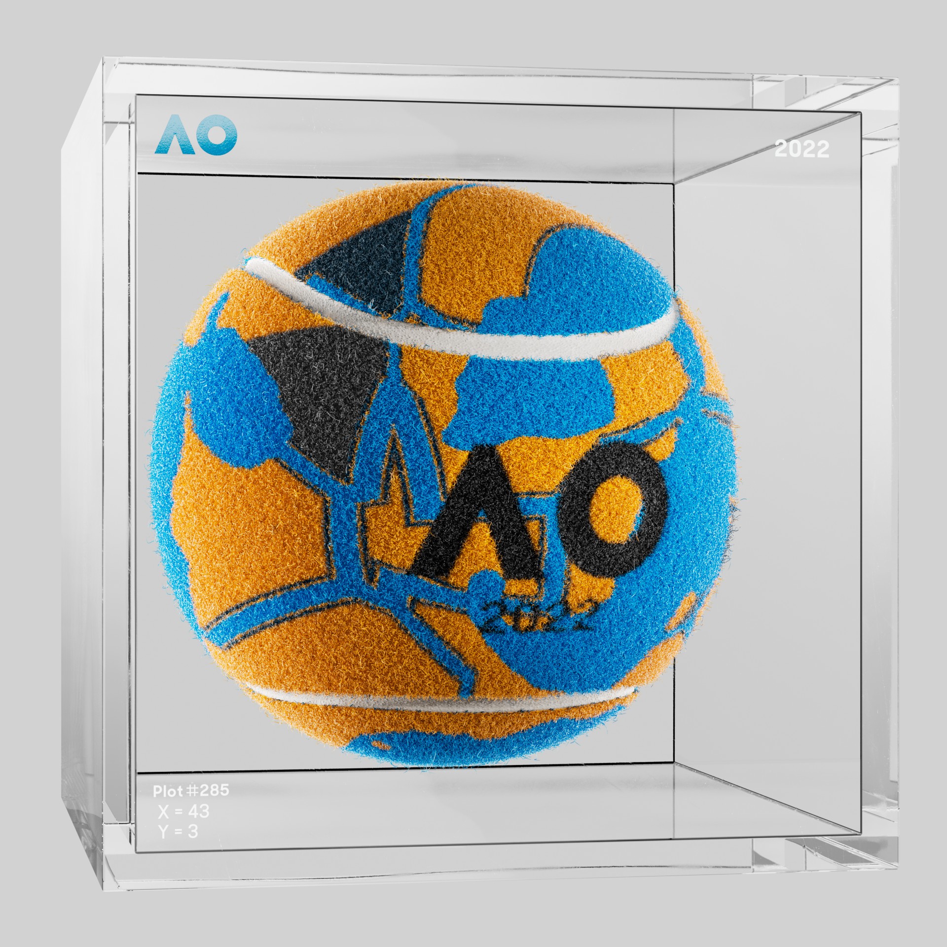 The Australian Open - The Australian Open Art Ball - AO Art Ball #5233 - NFT # 5233