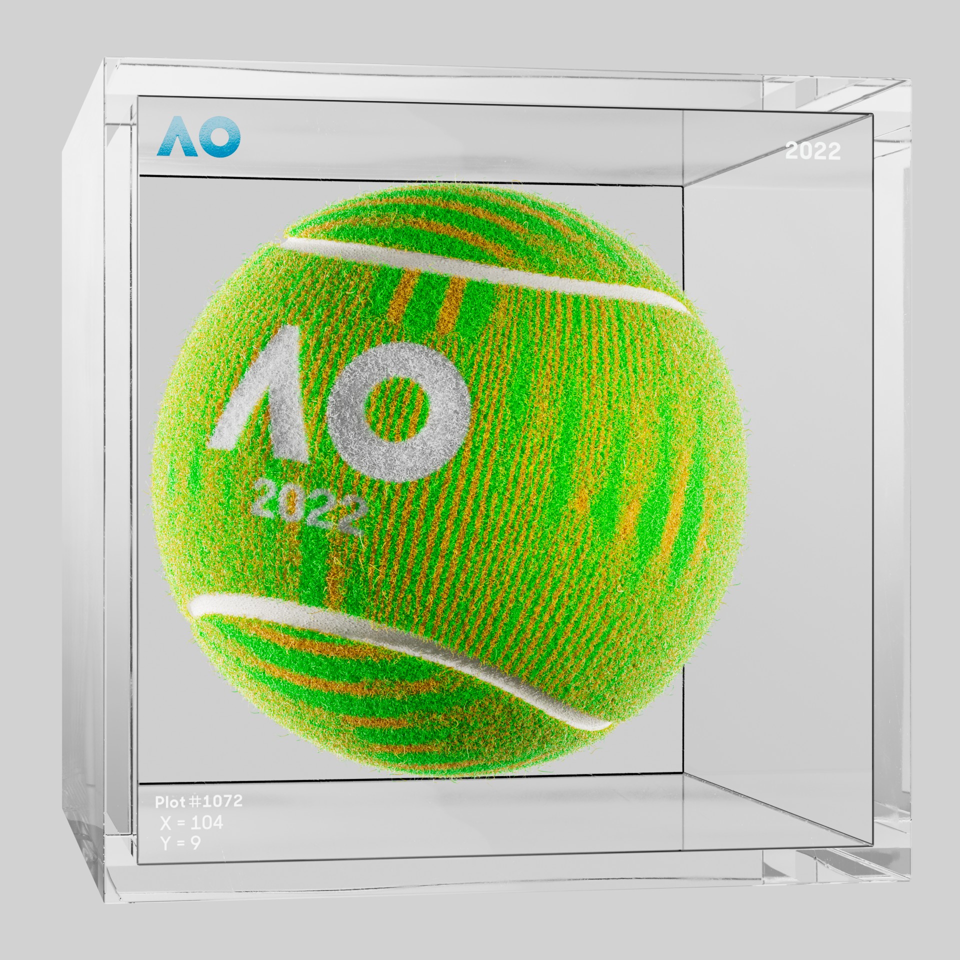 The Australian Open - The Australian Open Art Ball - AO Art Ball #5240 - NFT # 5240
