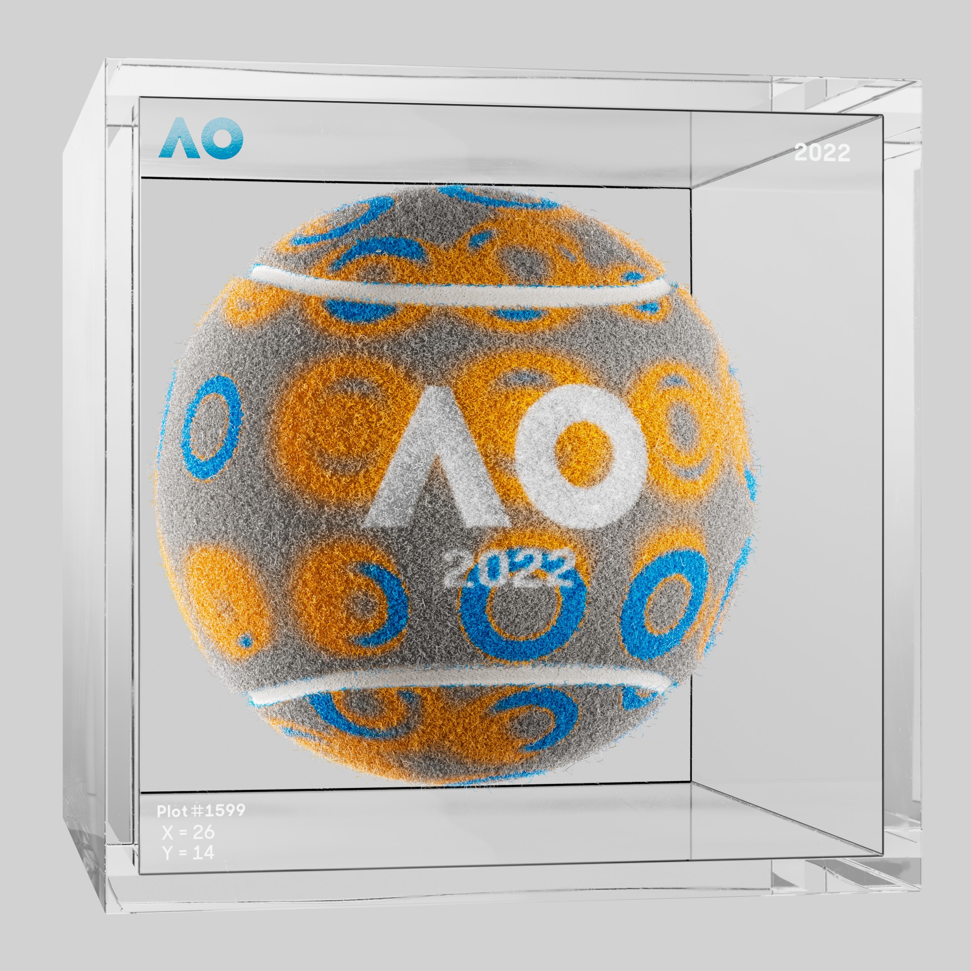 The Australian Open - The Australian Open Art Ball - AO Art Ball #5269 - NFT # 5269