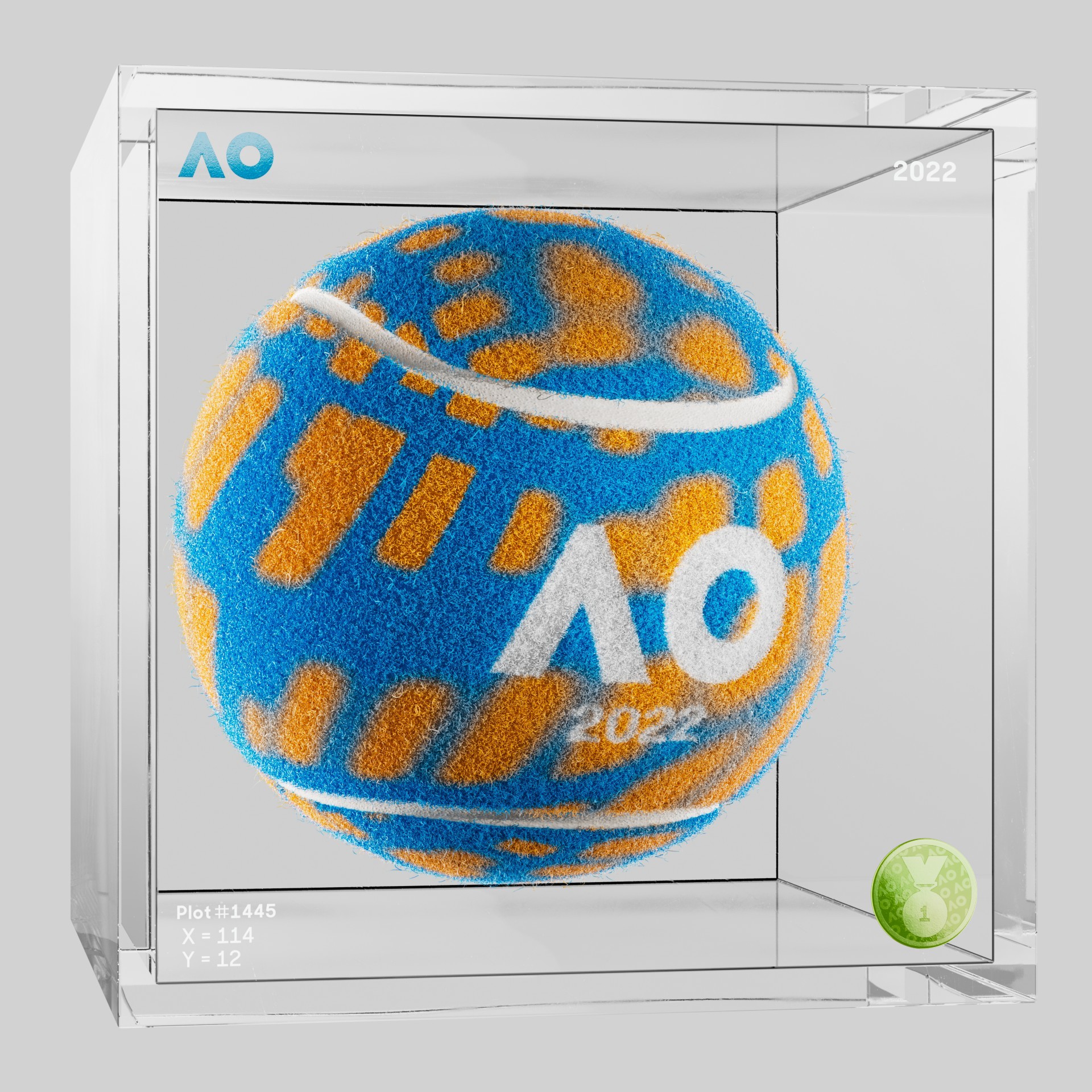 The Australian Open - The Australian Open Art Ball - AO Art Ball #5279 - NFT # 5279