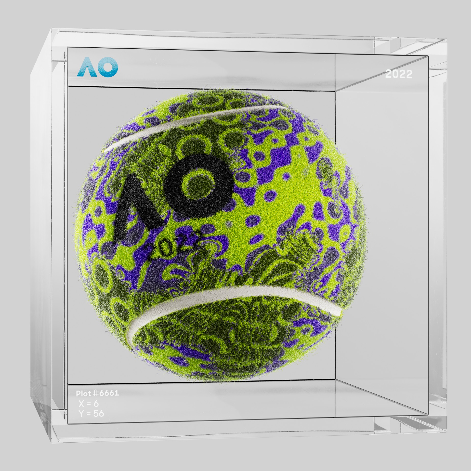 The Australian Open - The Australian Open Art Ball - AO Art Ball #5294 - NFT # 5294