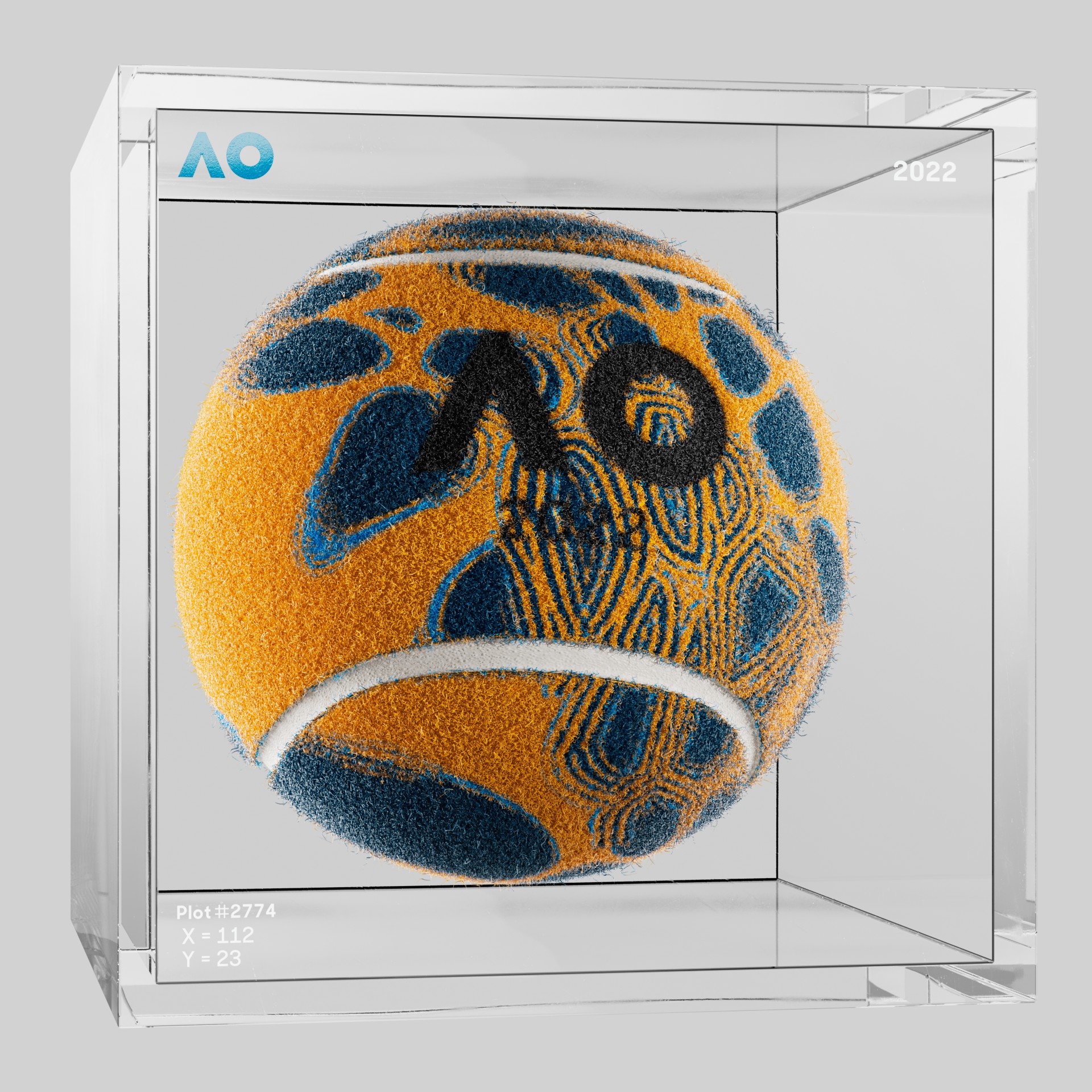 The Australian Open - The Australian Open Art Ball - AO Art Ball #5303 - NFT # 5303
