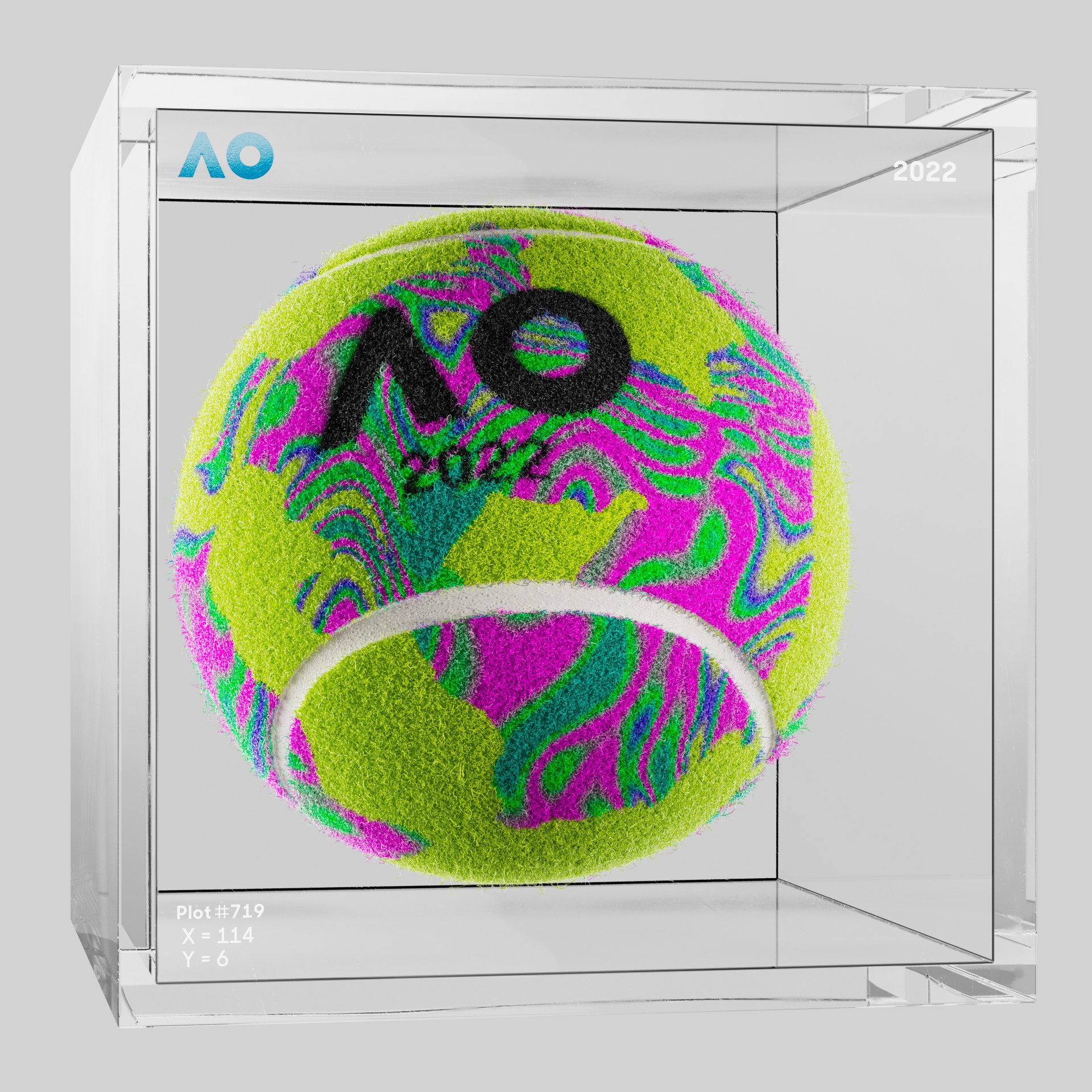 The Australian Open - The Australian Open Art Ball - AO Art Ball #5308 - NFT # 5308