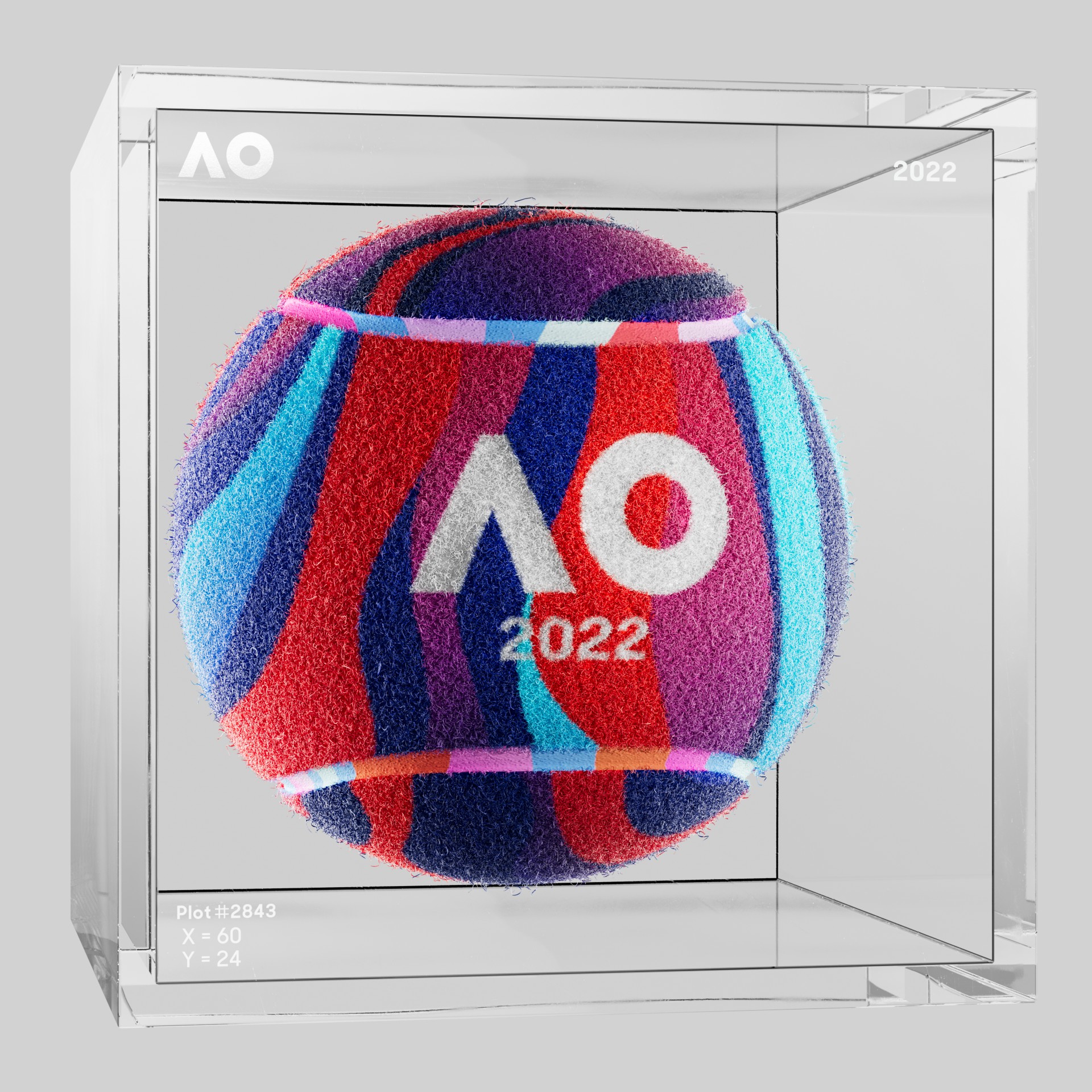 The Australian Open - The Australian Open Art Ball - AO Art Ball #5309 - NFT # 5309