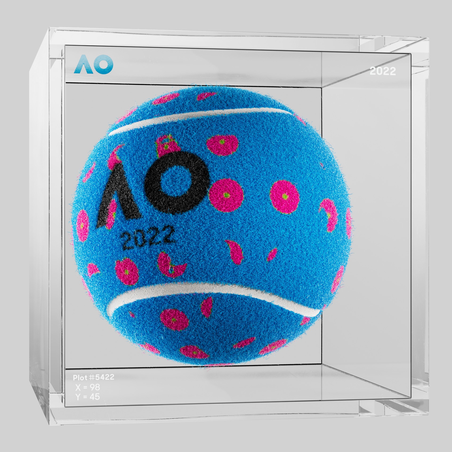 The Australian Open - The Australian Open Art Ball - AO Art Ball #5314 - NFT # 5314